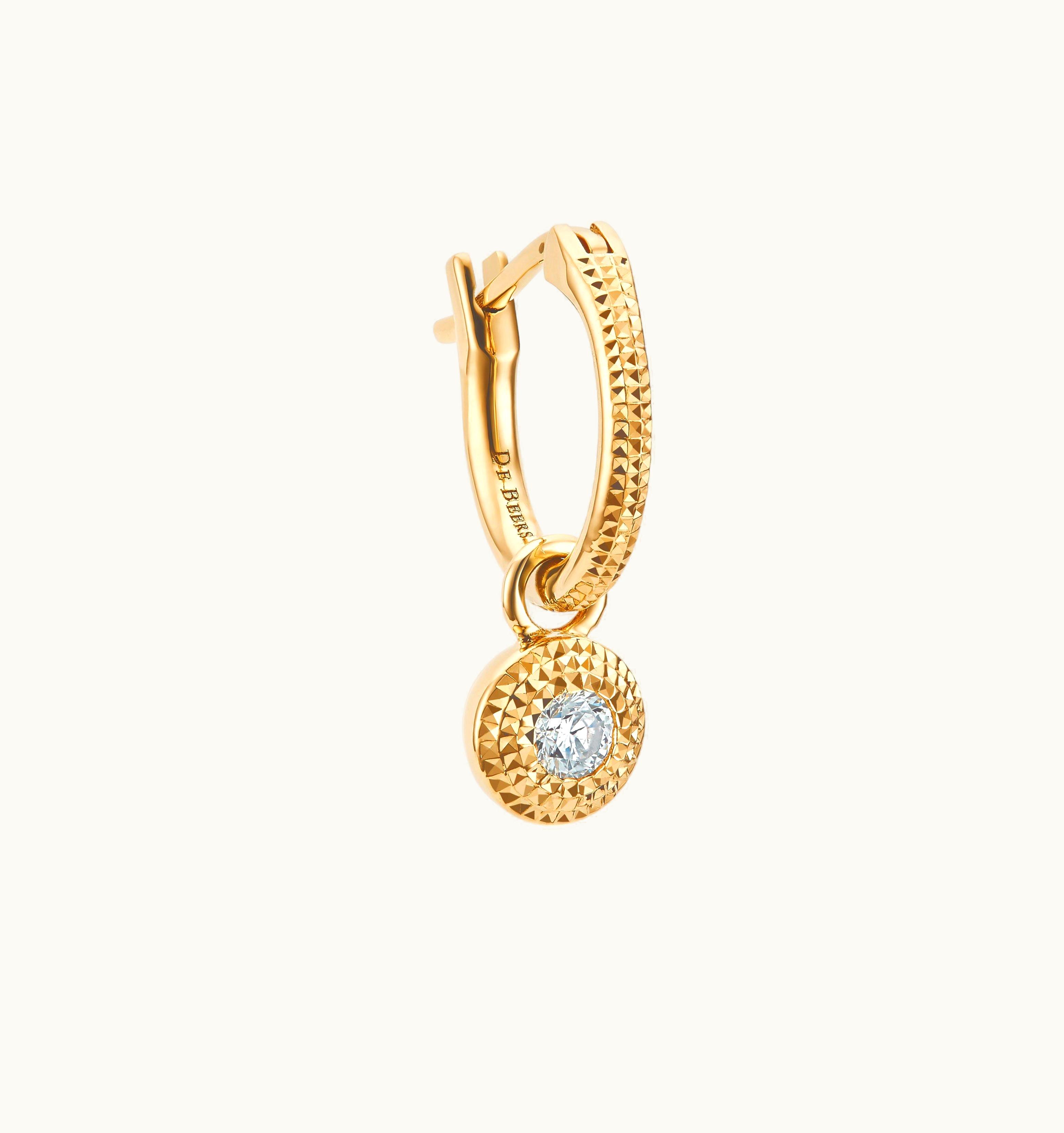 De Beers De Beers Talisman Single Earring In Yellow Gold UZ0178193