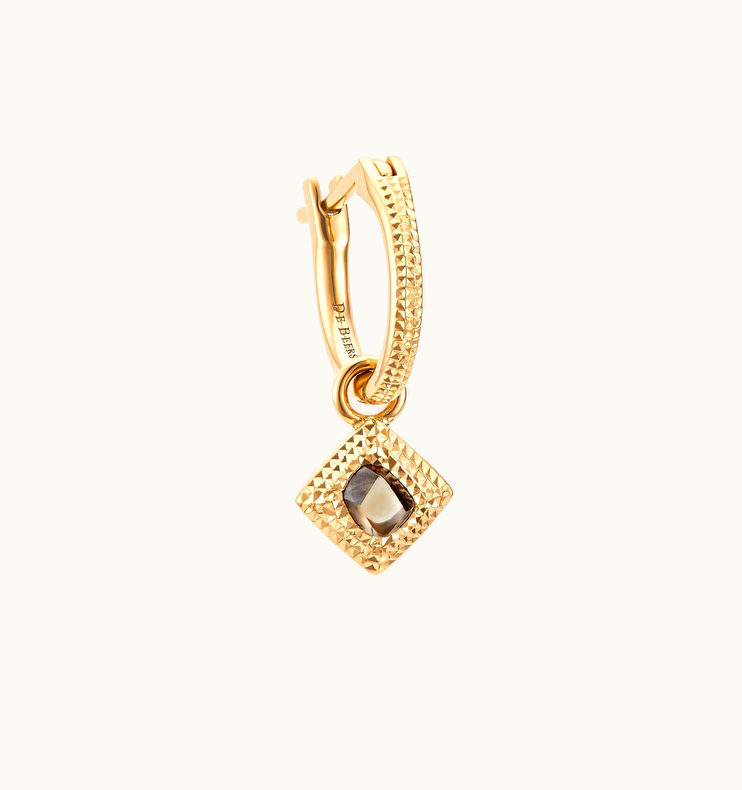 De Beers De Beers Talisman Single Earring In Yellow Gold UZ0178194