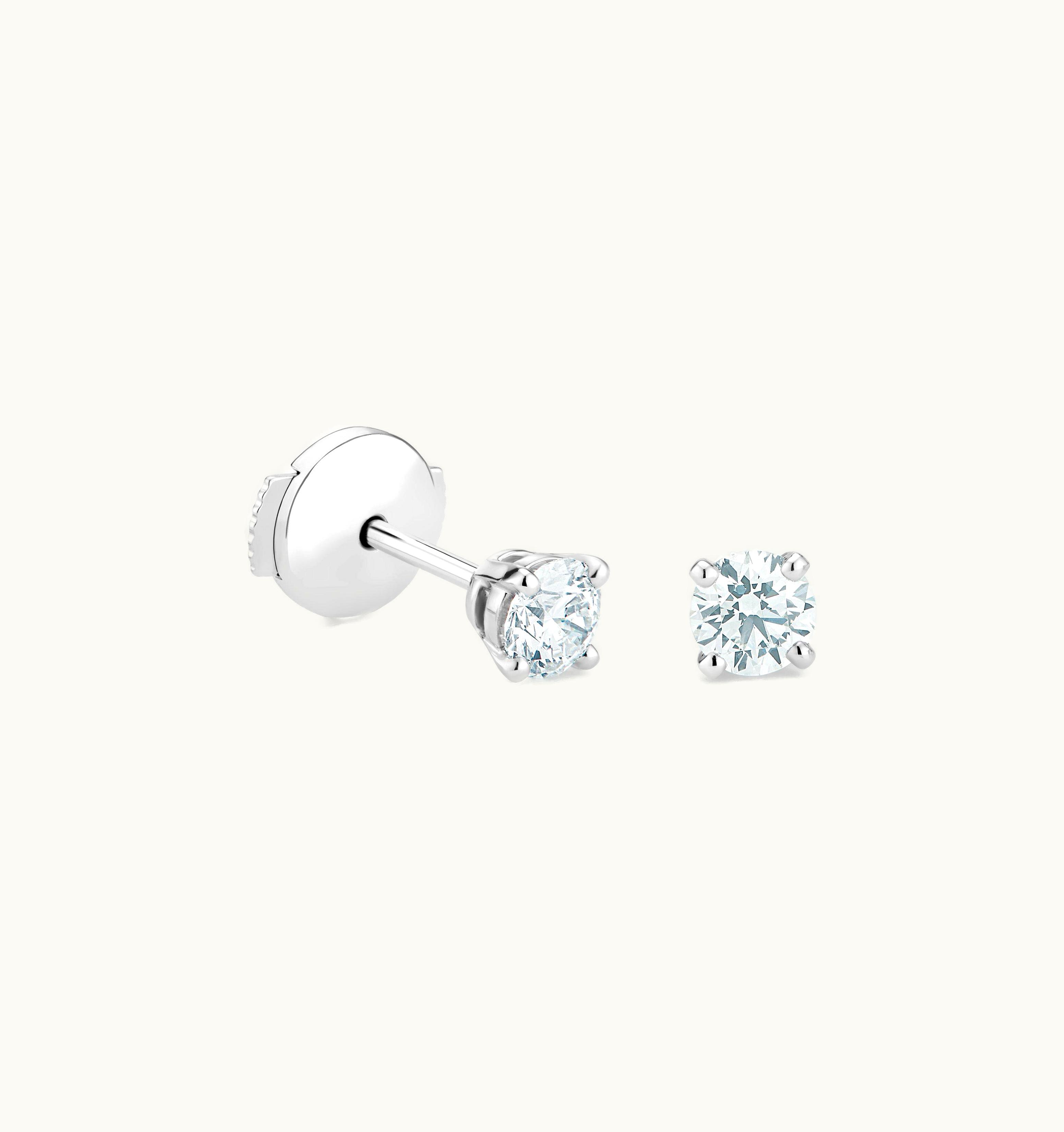 De Beers De Beers DB Classic Round Brilliant Diamond Studs UZ0178206