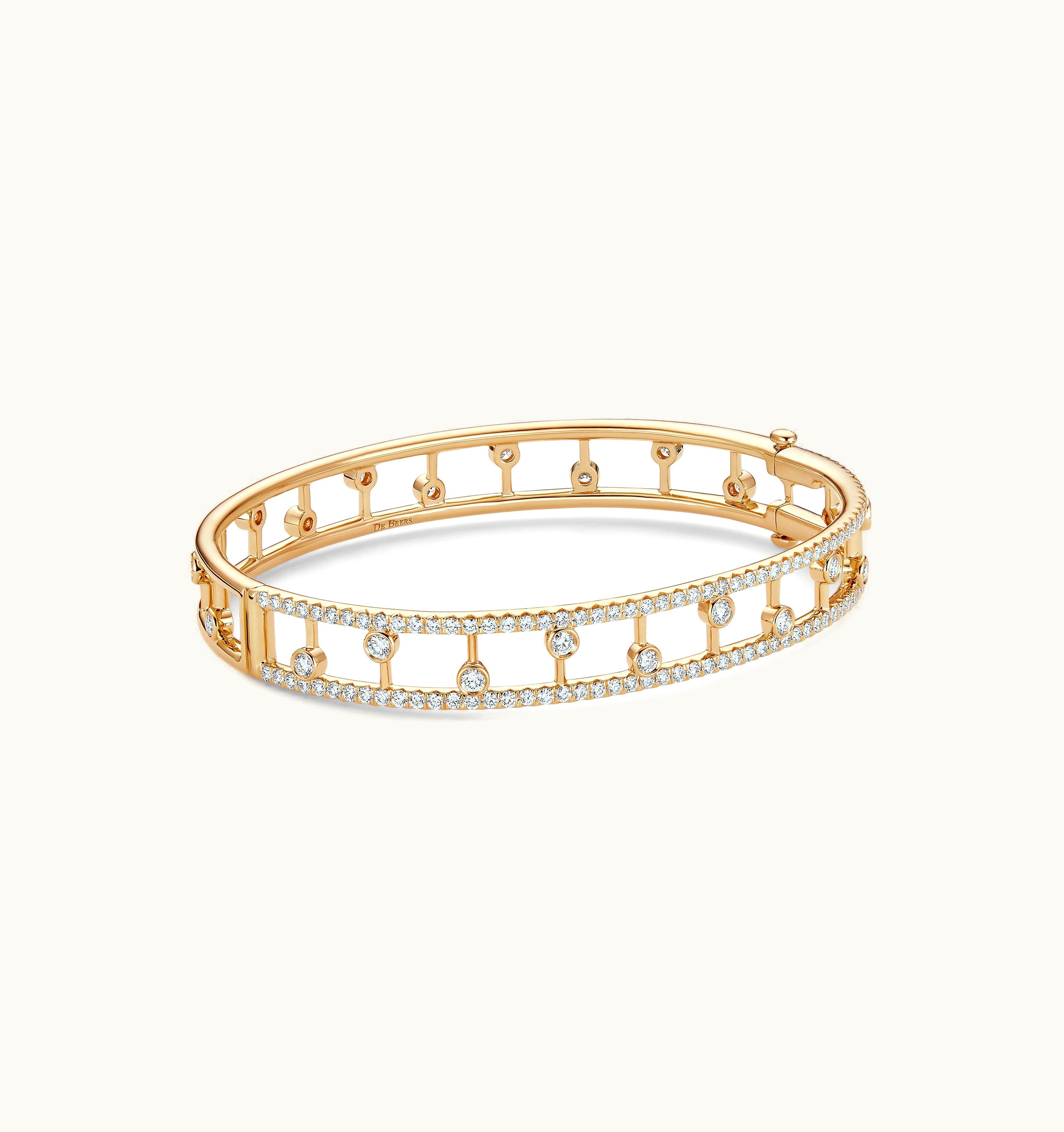 De Beers De Beers Dewdrop Bangle In Yellow Gold