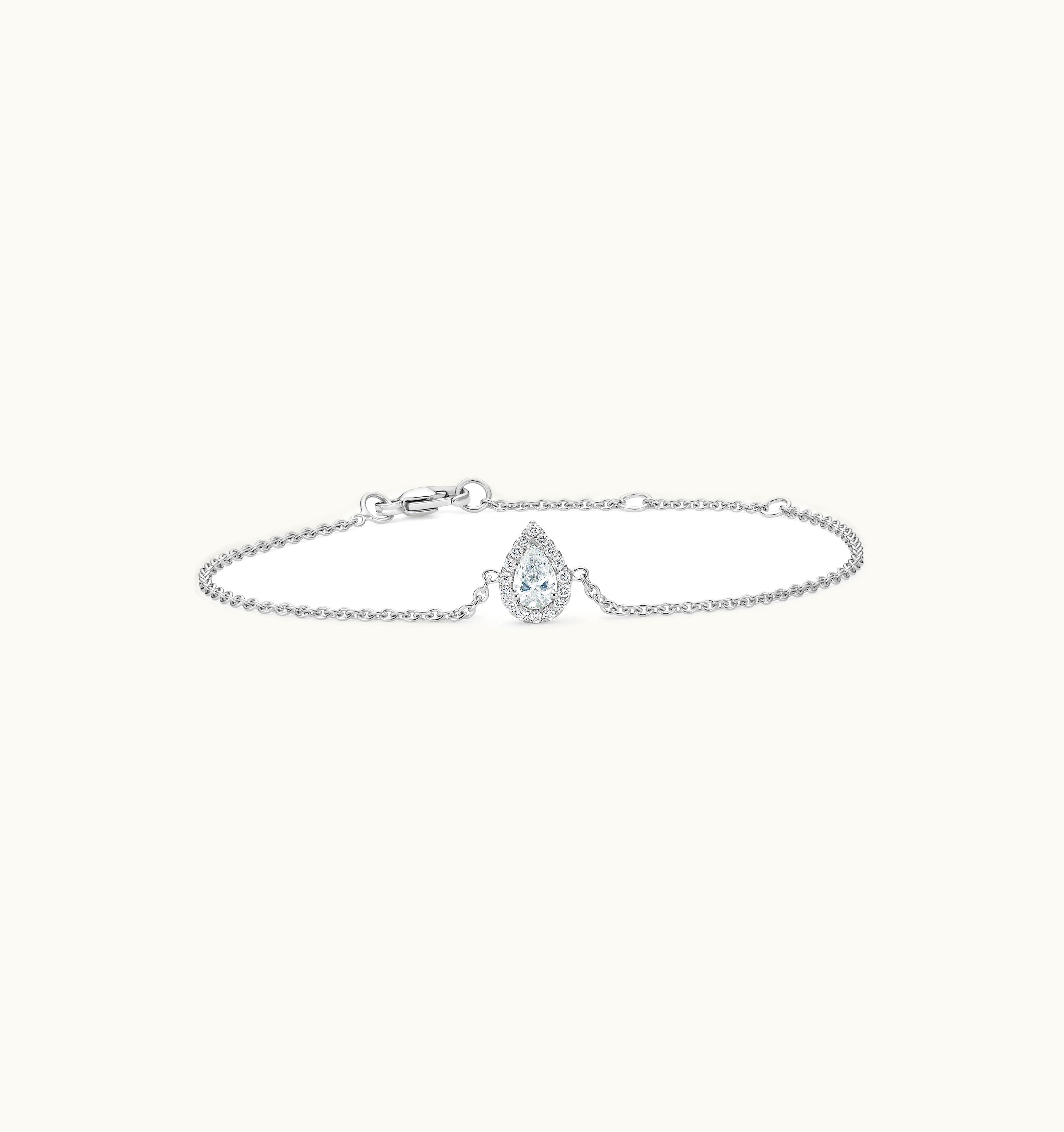 De Beers De Beers Aura Pear-Shaped Diamond Bracelet