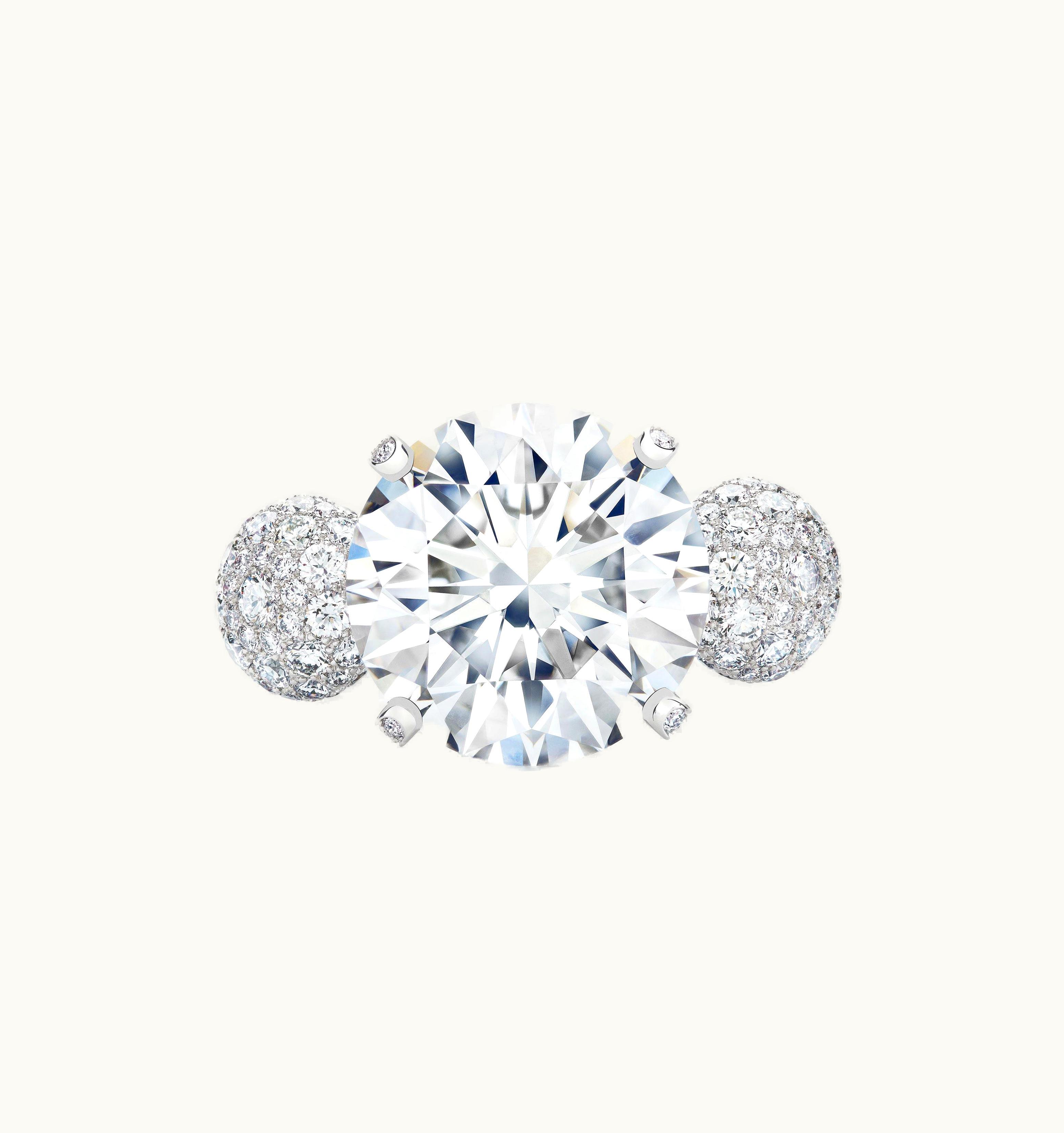 De Beers De Beers Atomique Solitaire Ring