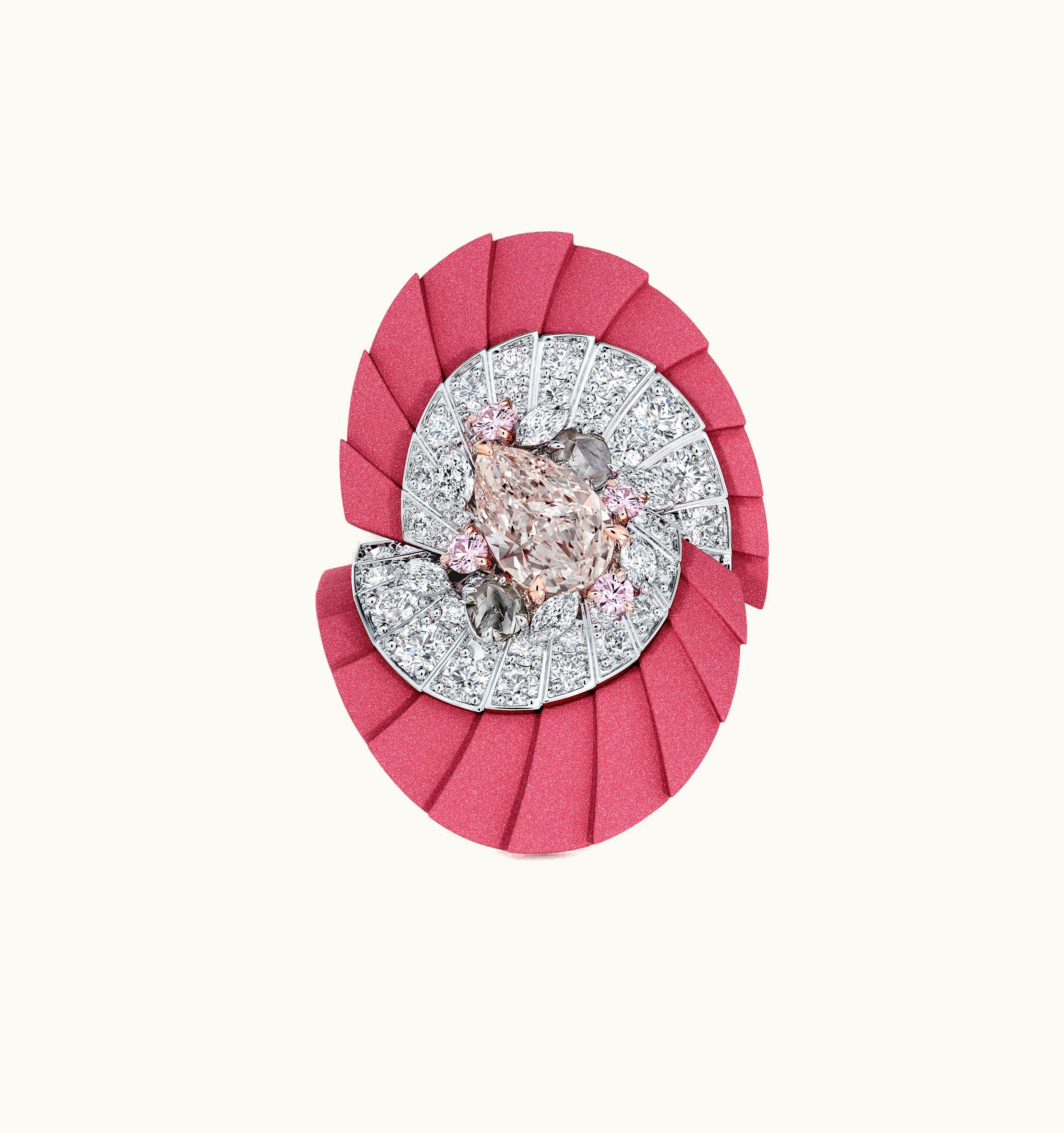 De Beers De Beers Ascending Shadows Pink Cocktail Ring