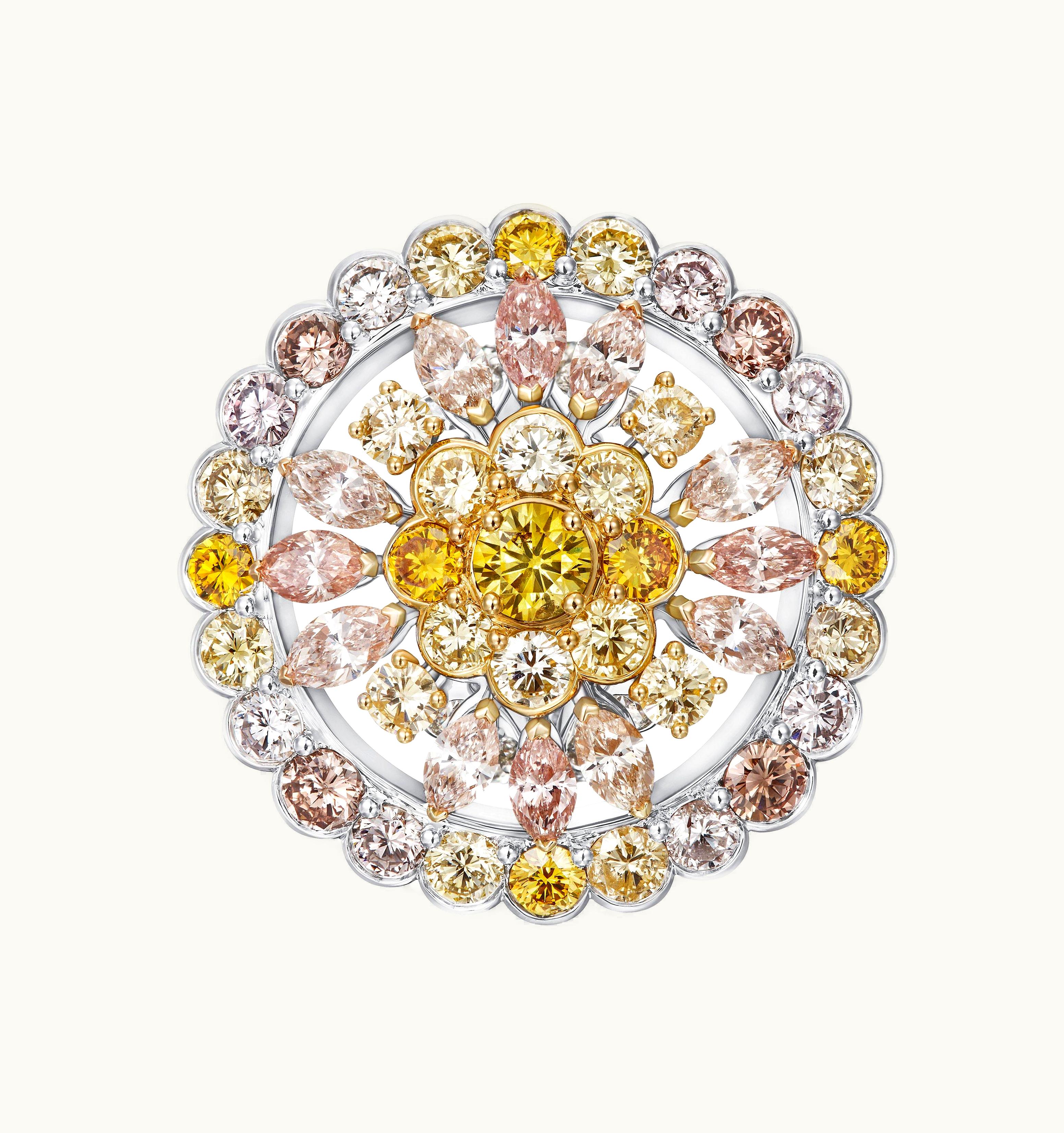 De Beers De Beers Landers Radiance Medallion Yellow Ring
