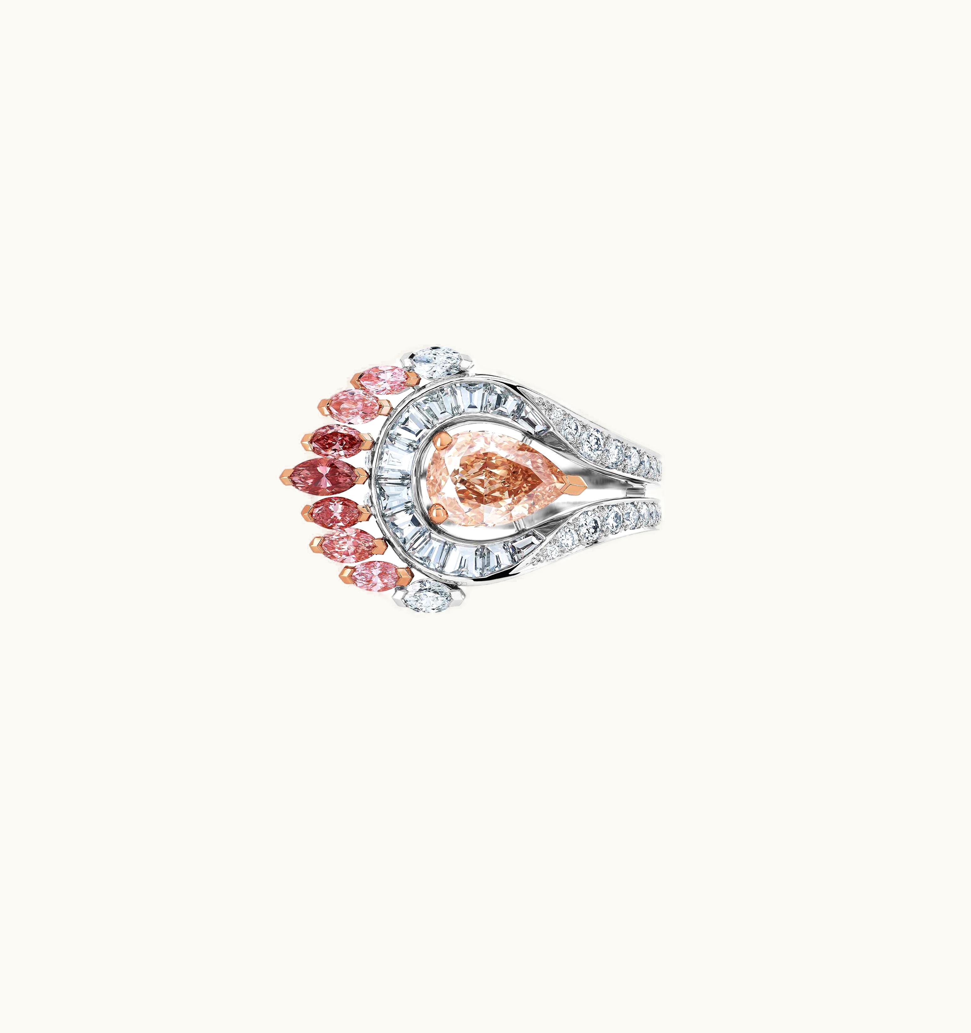 De Beers De Beers Portraits Of Nature By De Beers, Greater Flamingo Ring