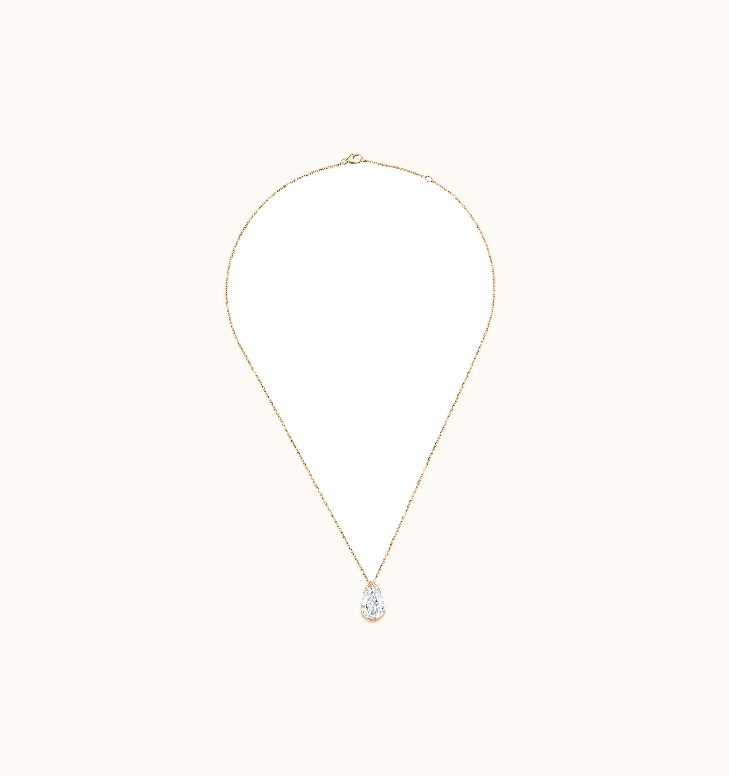 De Beers De Beers Swan Lake Pendant In Rose Gold