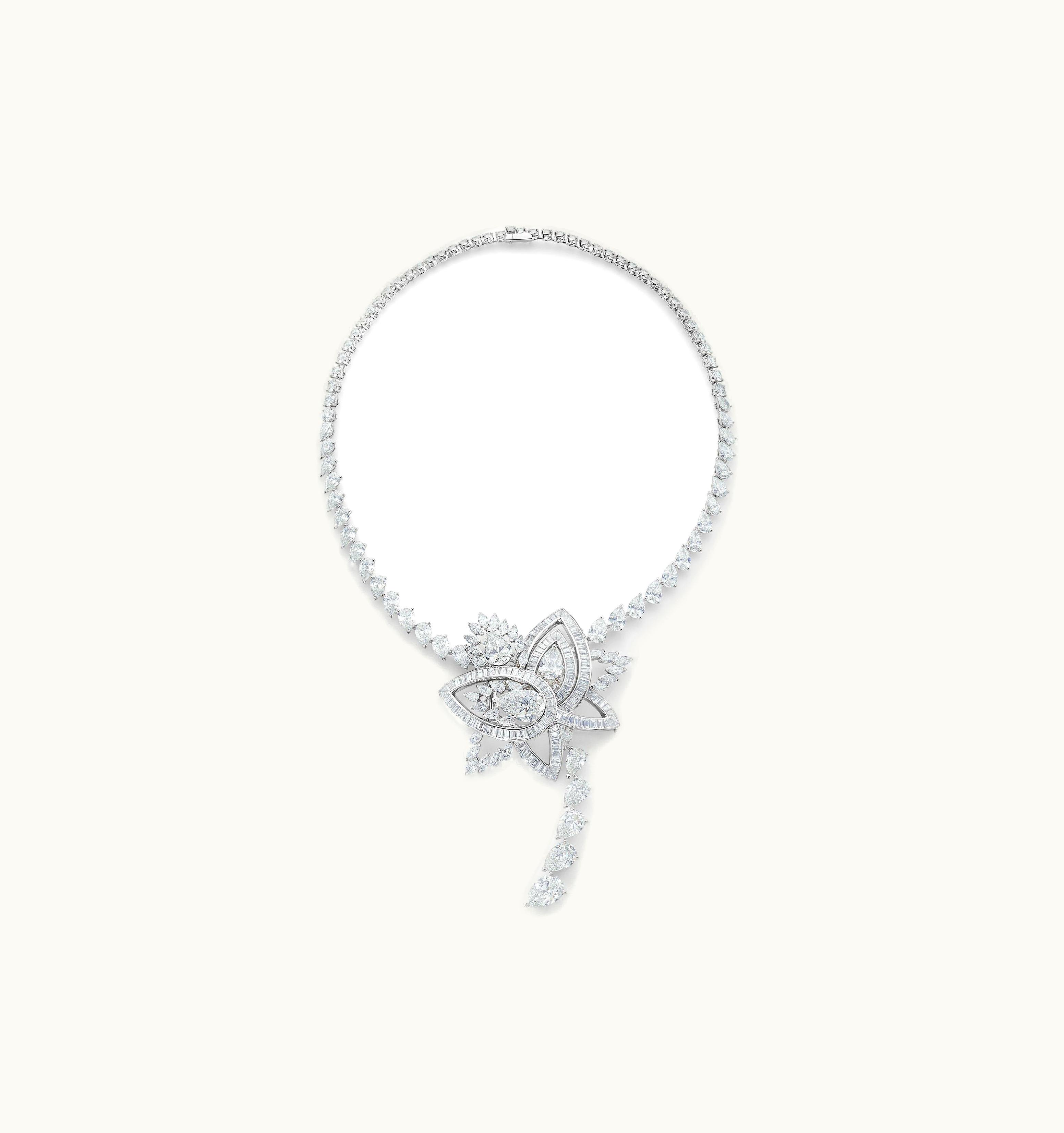 De Beers De Beers Lotus By De Beers, Blooming Lotus Necklace