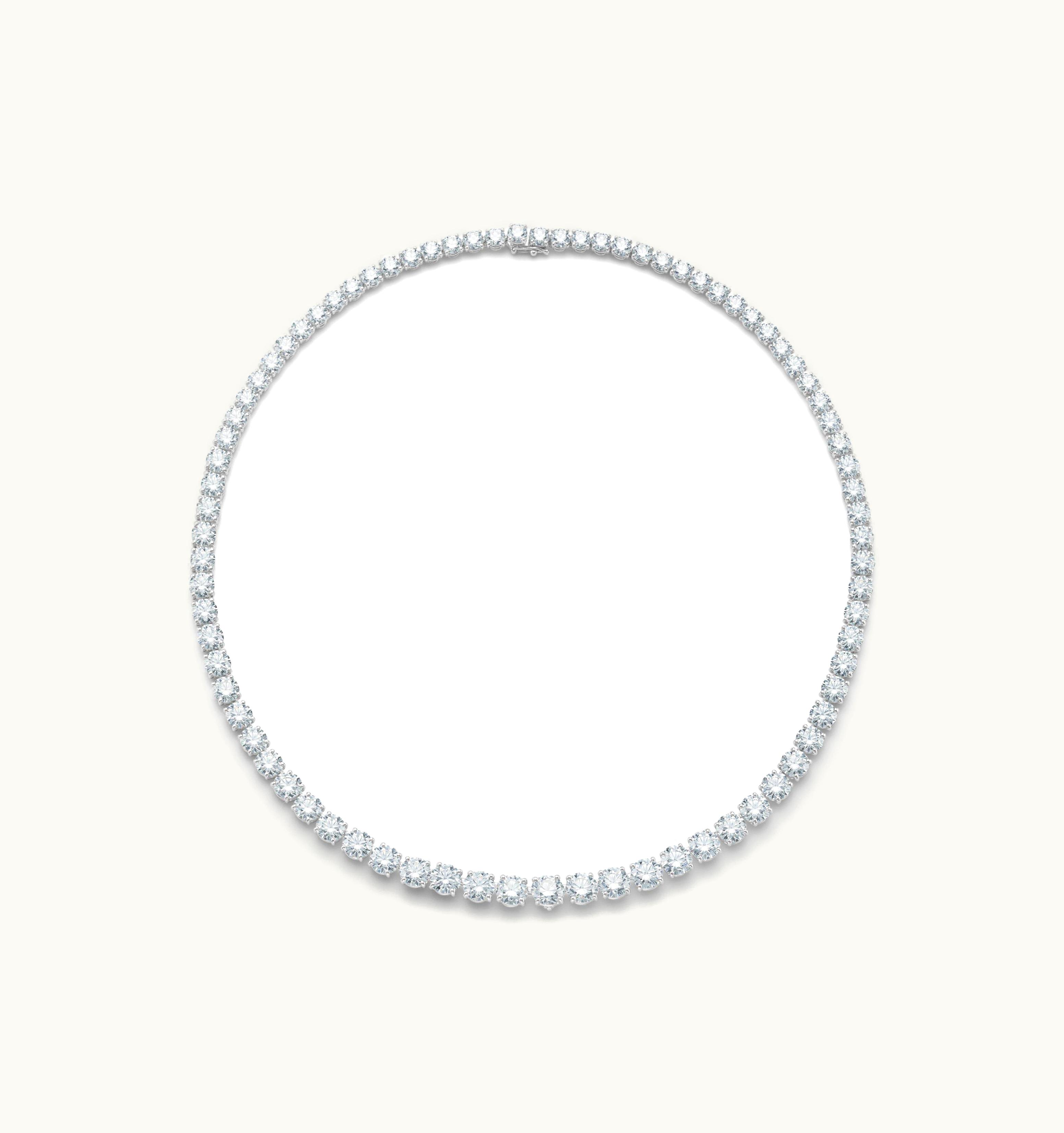De Beers De Beers DB Classic Eternity Line Round Brilliant Diamond Necklace UZ0178360