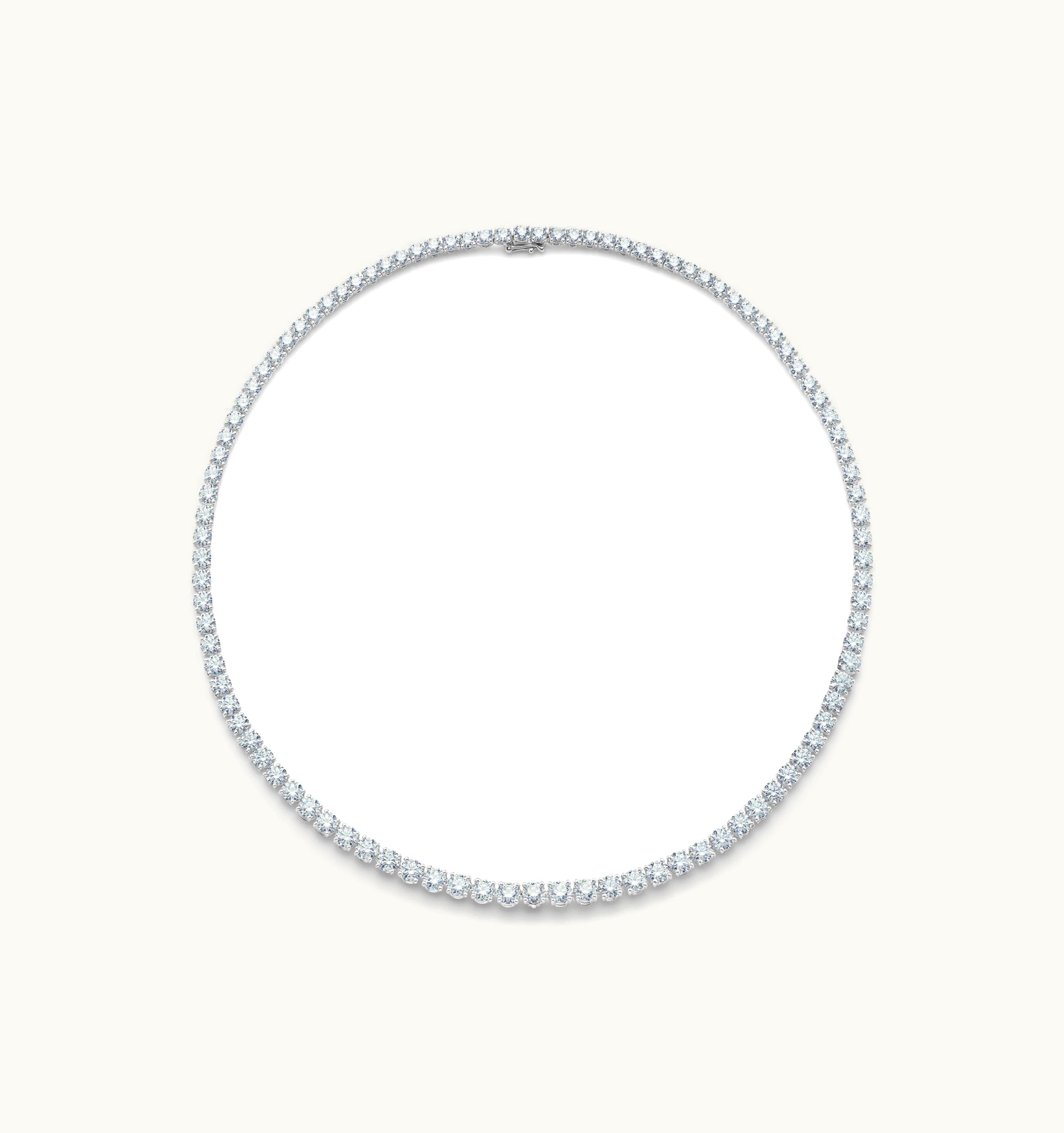De Beers De Beers DB Classic Eternity Line Round Brilliant Diamond Necklace UZ0178361