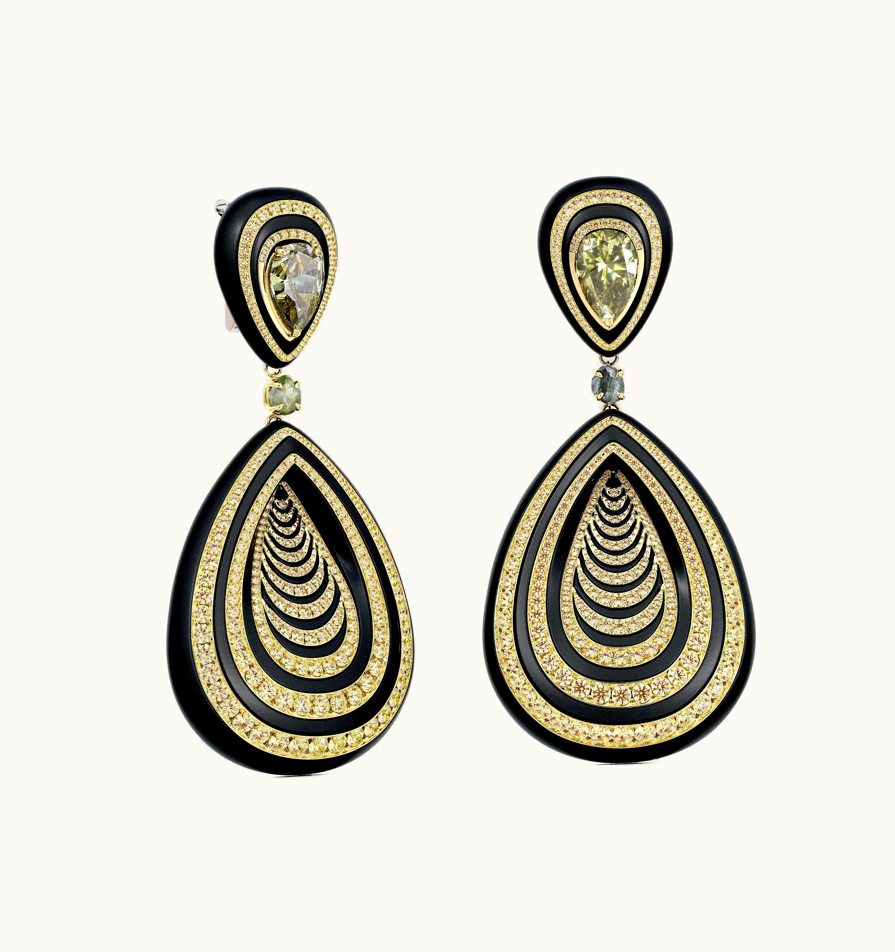 De Beers De Beers Optical Wonder Drop Earrings