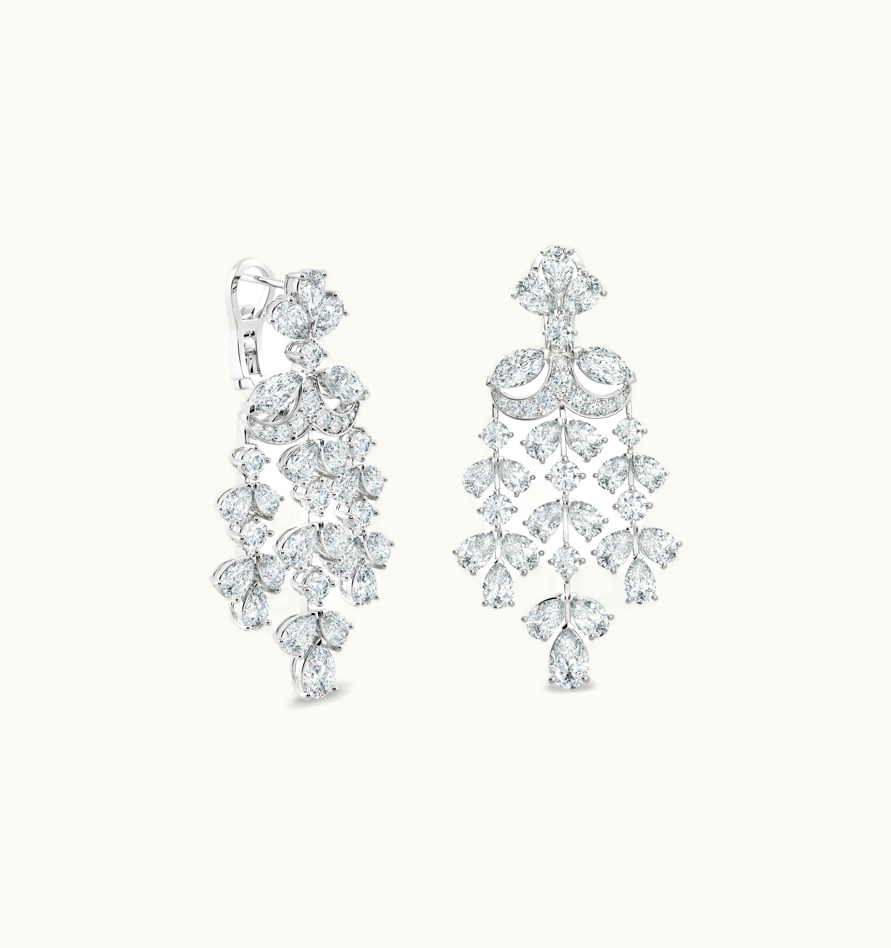 De Beers De Beers Ellesmere Treasure Earrings In White Gold