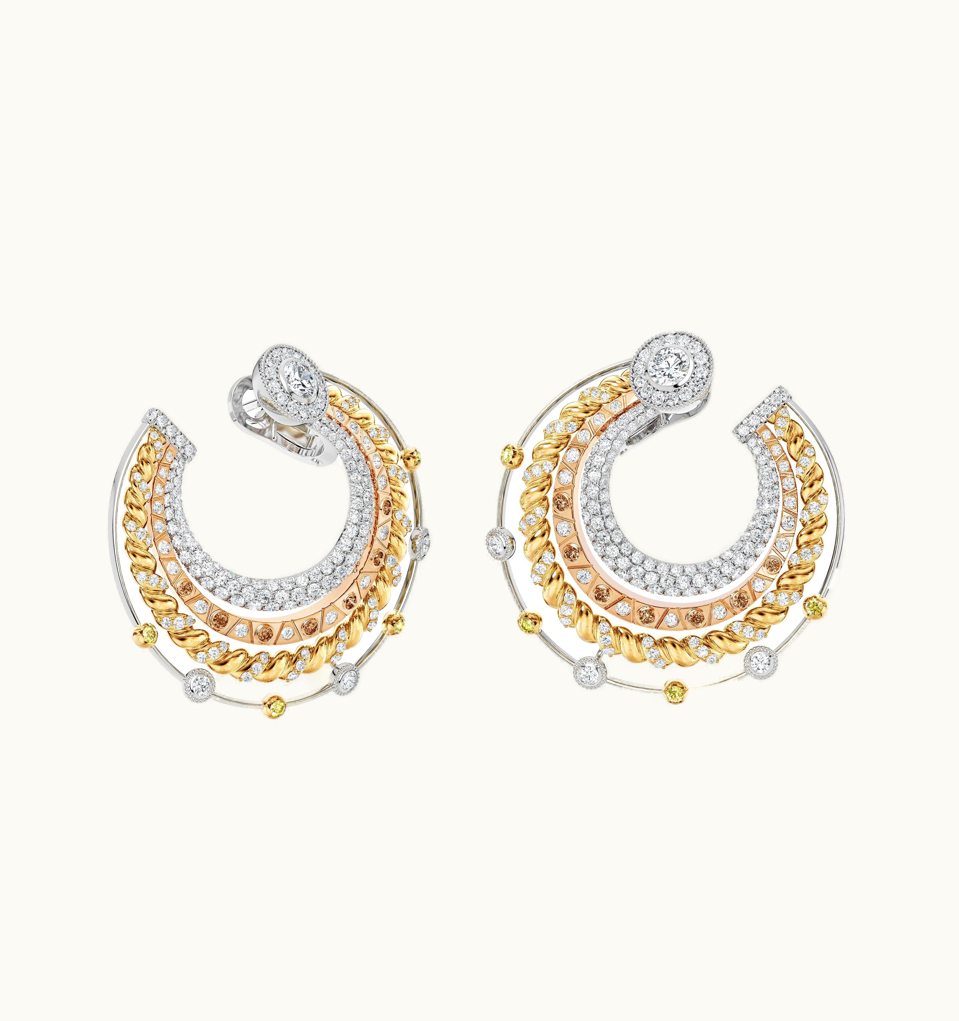 De Beers De Beers Prelude Hoop Earrings
