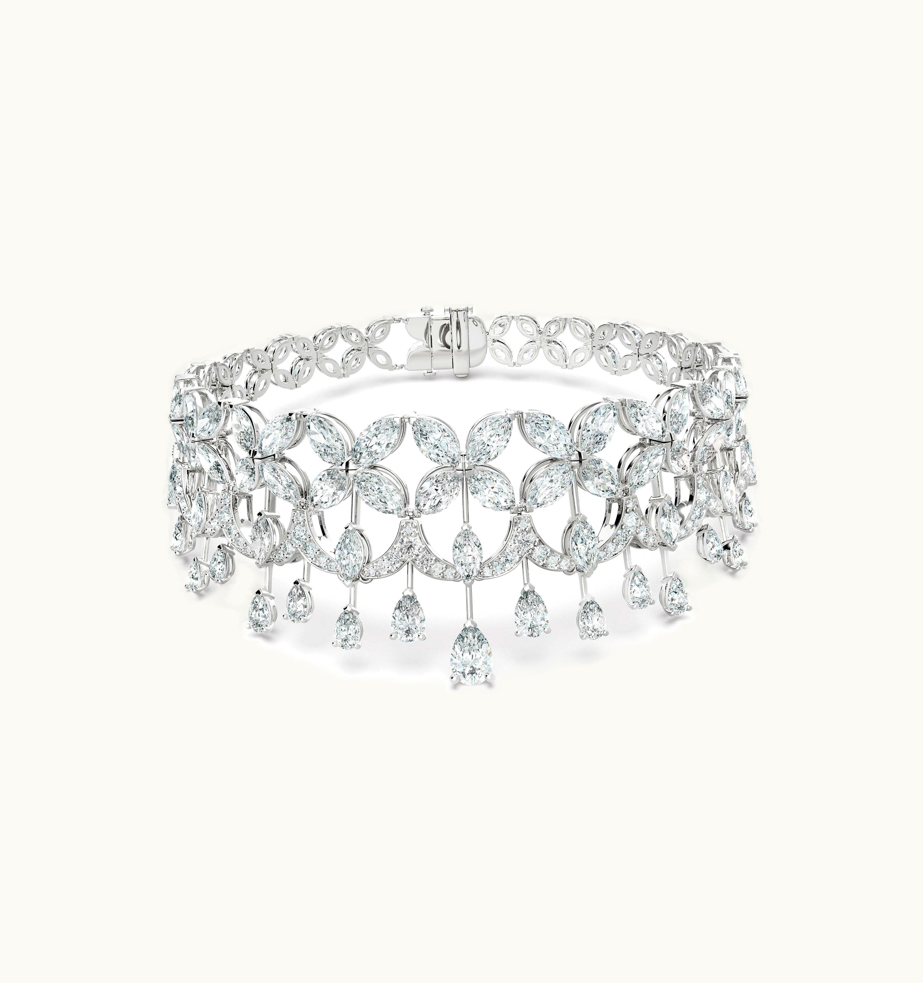 De Beers De Beers Ellesmere Treasure Bracelet In White Gold