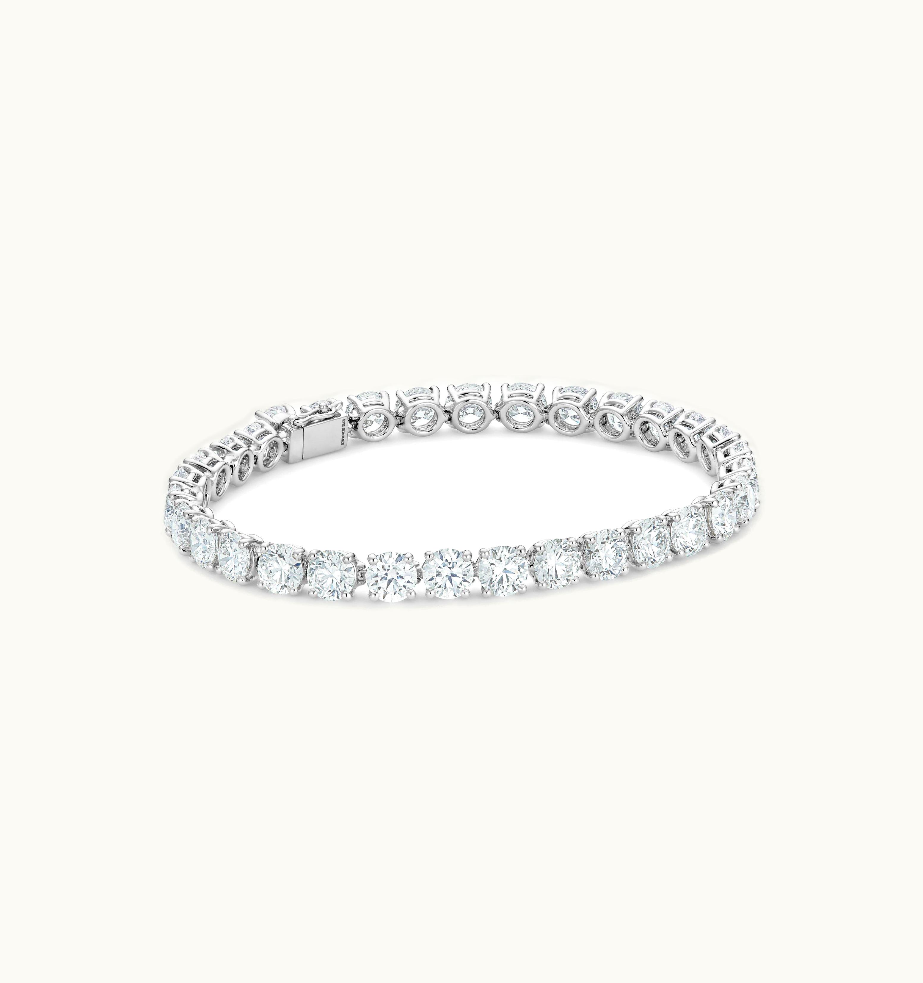 De Beers De Beers DB Classic Eternity Line Round Brilliant Diamond Bracelet UZ0178428