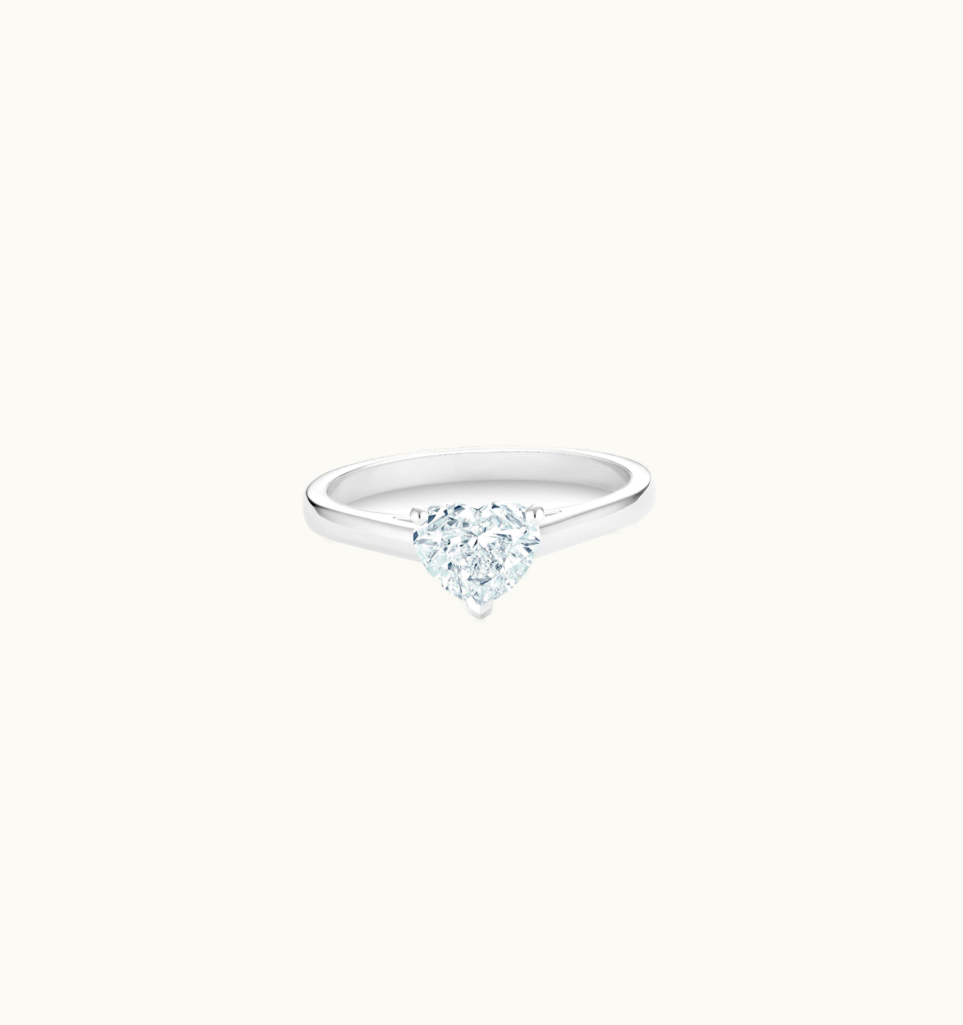 De Beers De Beers DB Classic Heart-Shaped Diamond Ring UZ0178440