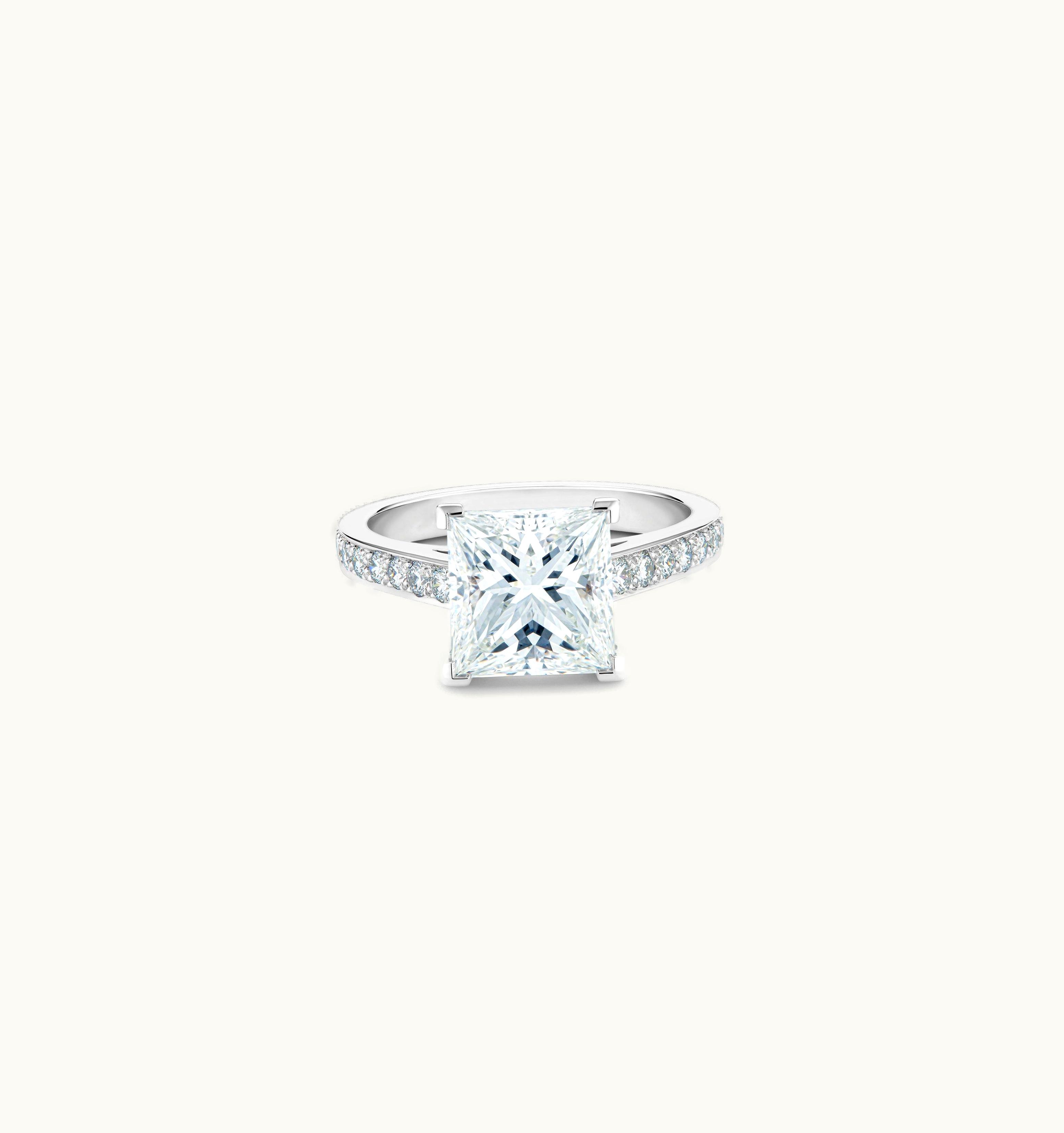 De Beers De Beers Old Bond Street Princess-Cut Diamond Ring