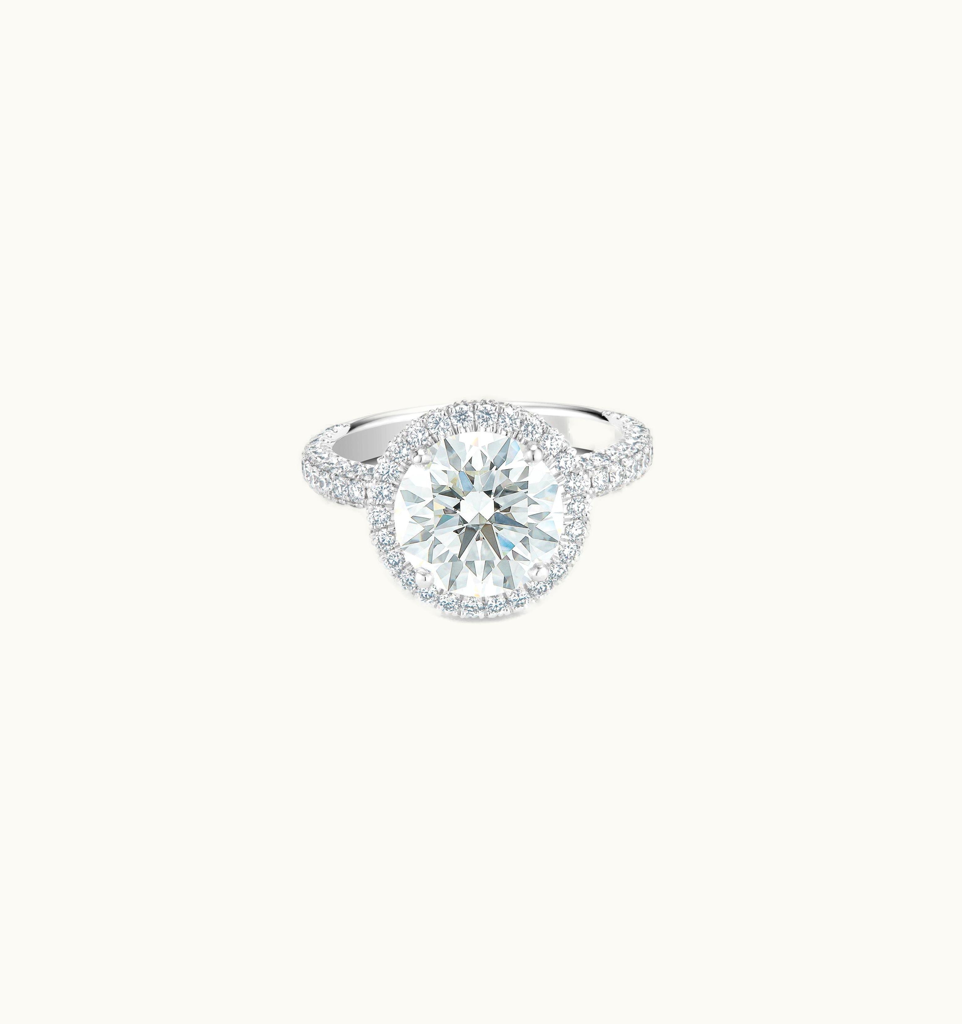 De Beers De Beers Aura Round Brilliant Diamond Ring UZ0178465