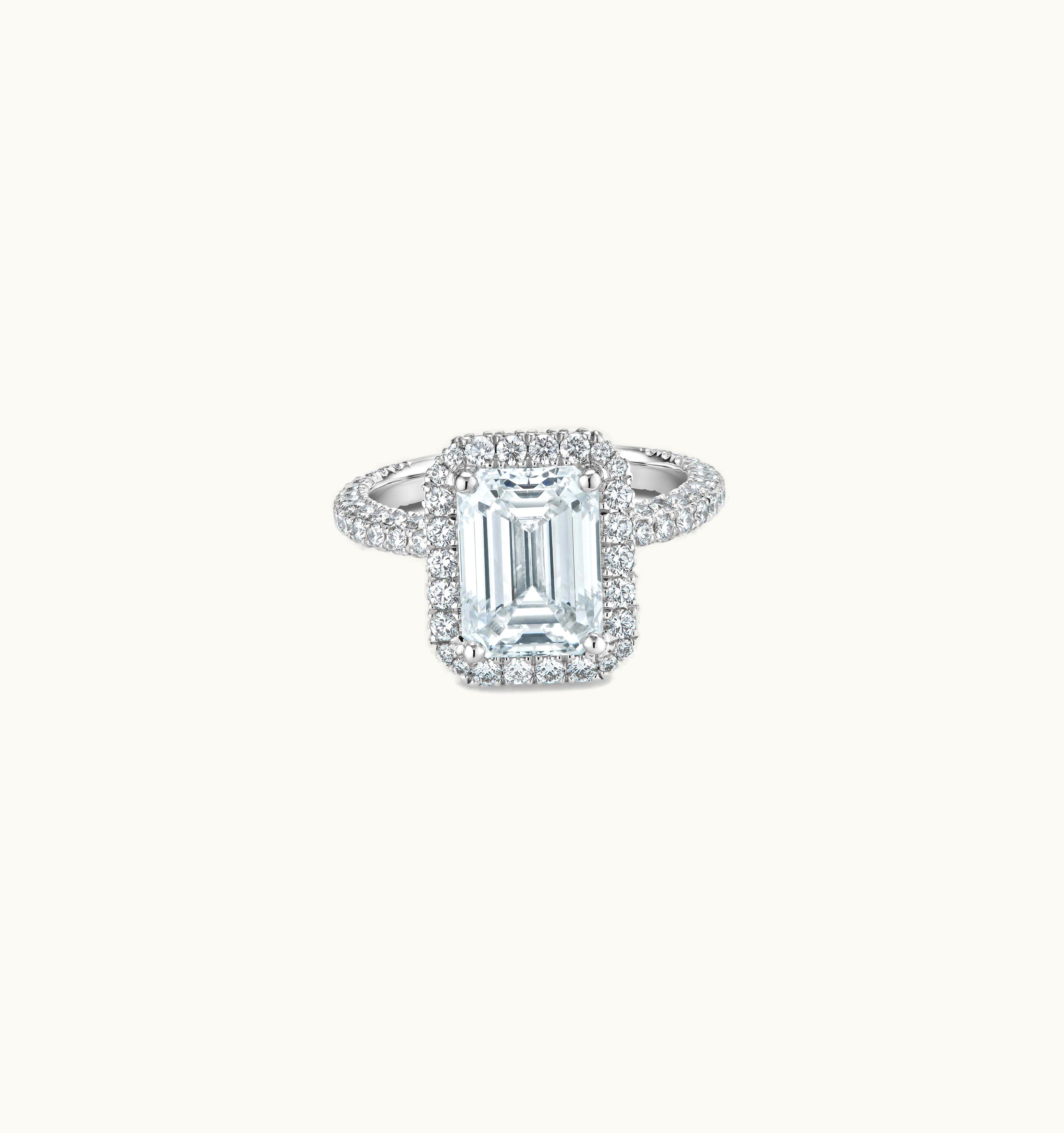 De Beers De Beers Aura Emerald-Cut Diamond Ring UZ0178468