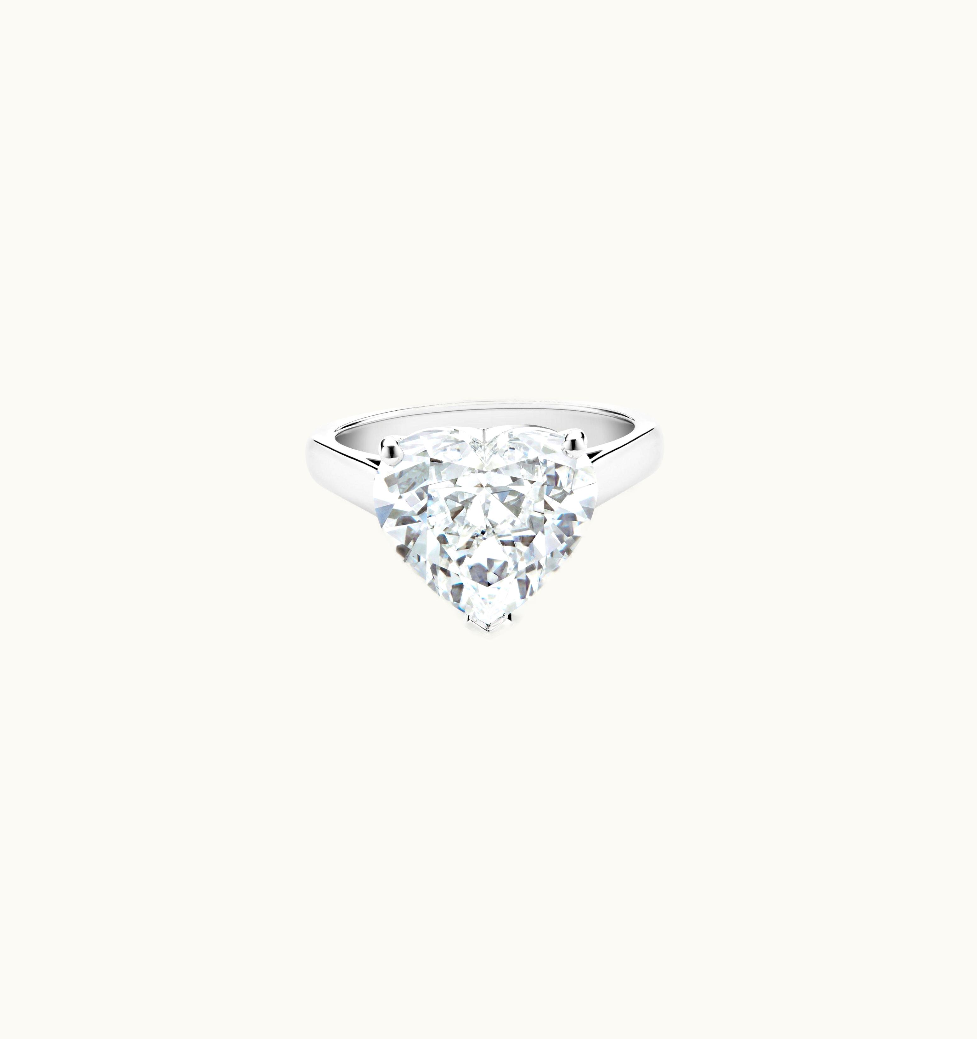 De Beers De Beers DB Classic Heart-Shaped Diamond Ring UZ0178476