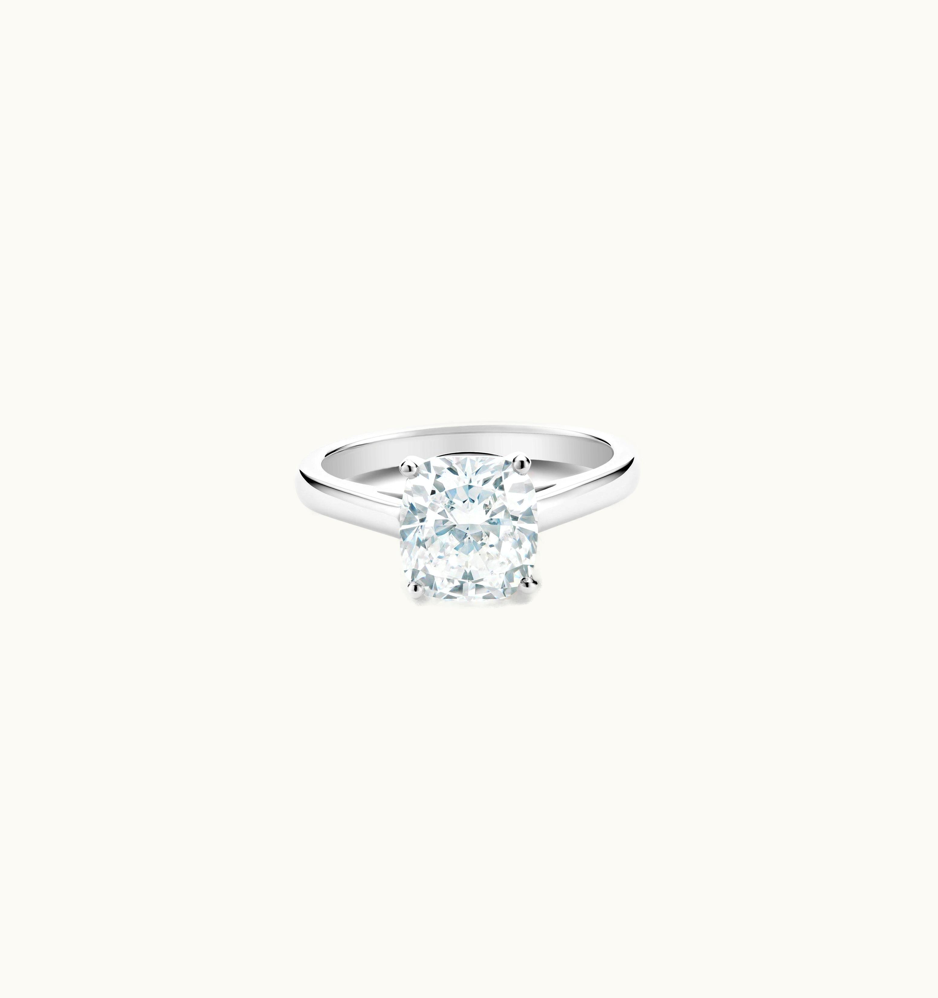 De Beers De Beers DB Classic Cushion-Cut Diamond Ring UZ0178477
