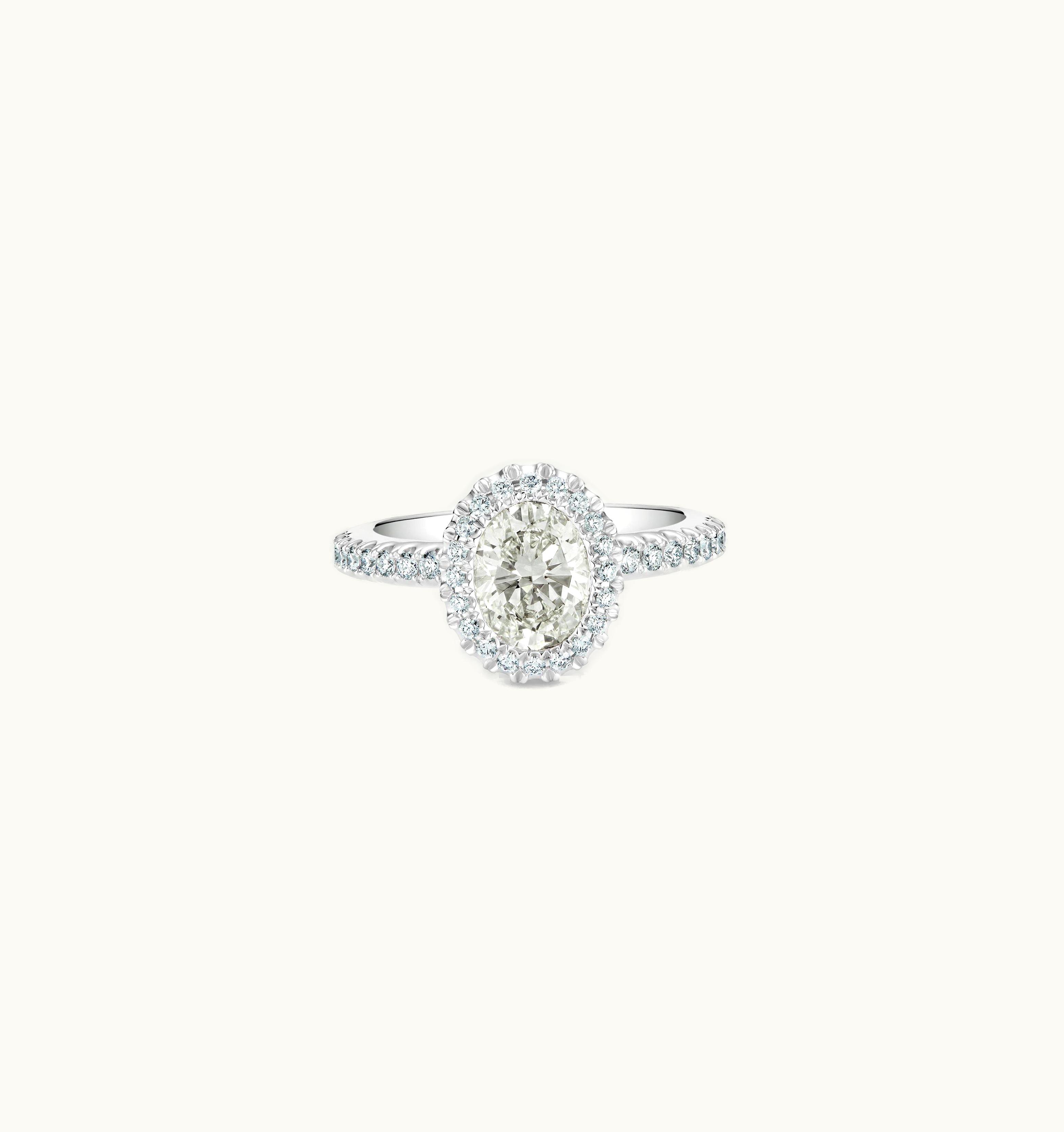 De Beers De Beers Aura Oval-Shaped Diamond Ring UZ0178486