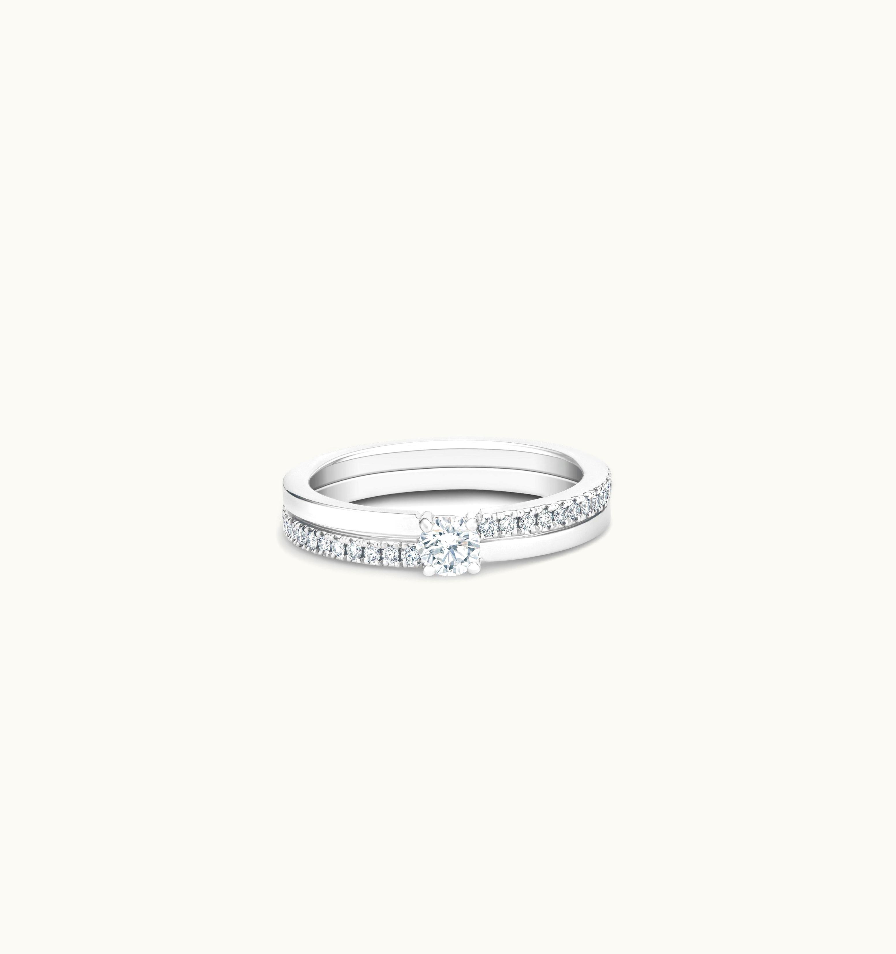 De Beers De Beers The Promise Small Round Brilliant Diamond Ring UZ0178489