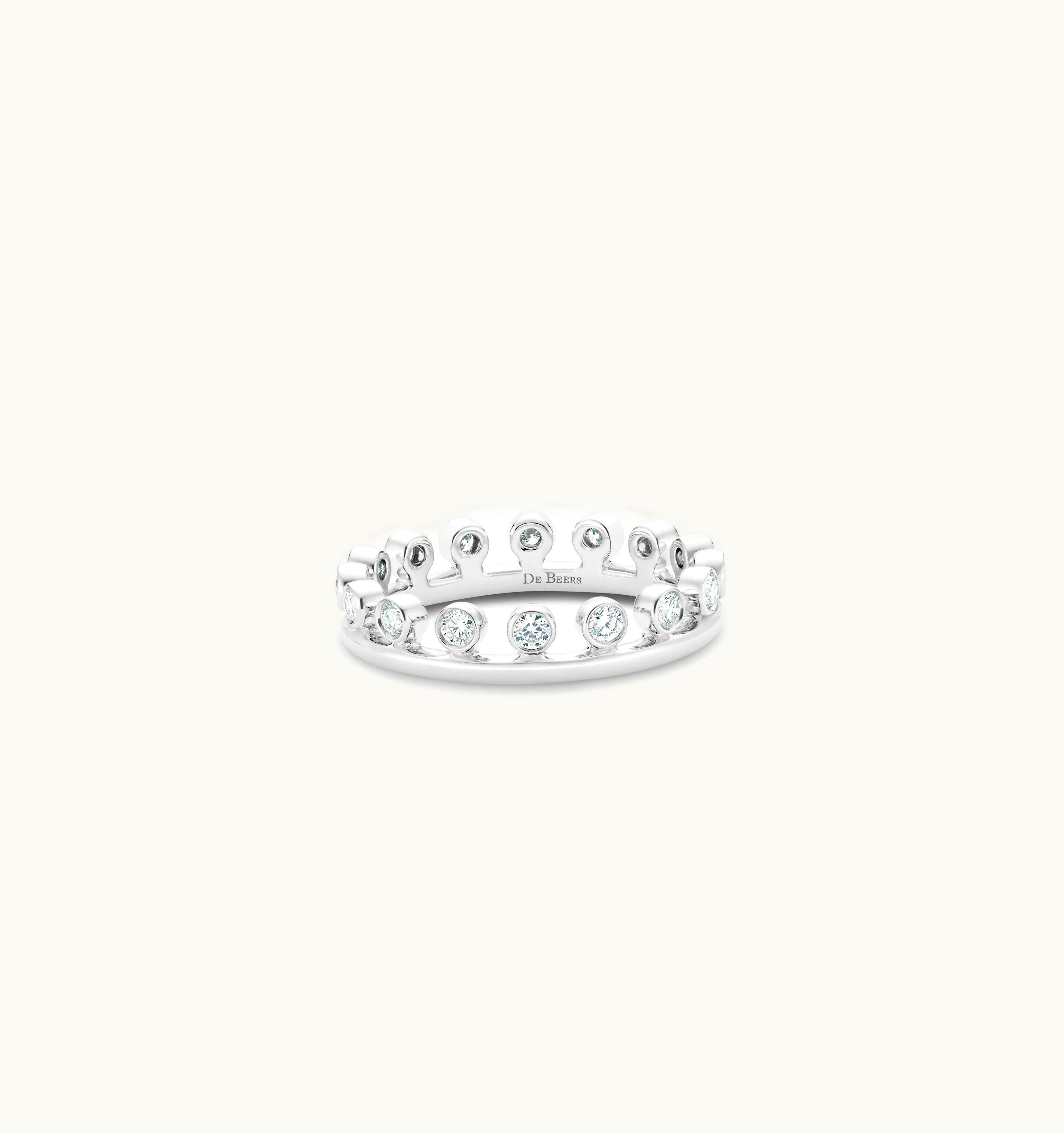 De Beers De Beers Dewdrop Ring In White Gold