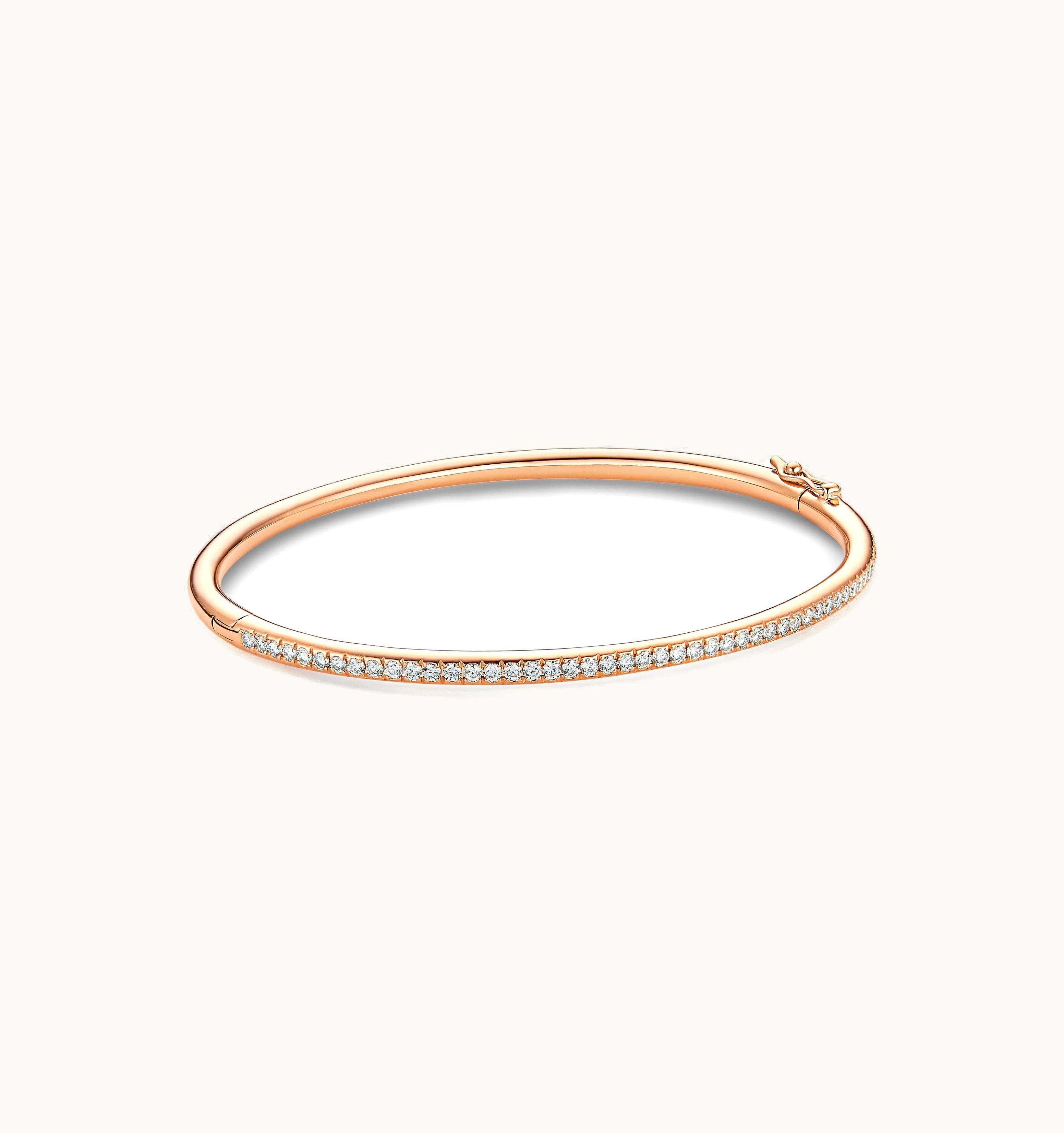 De Beers De Beers DB Classic Bangle In Rose Gold