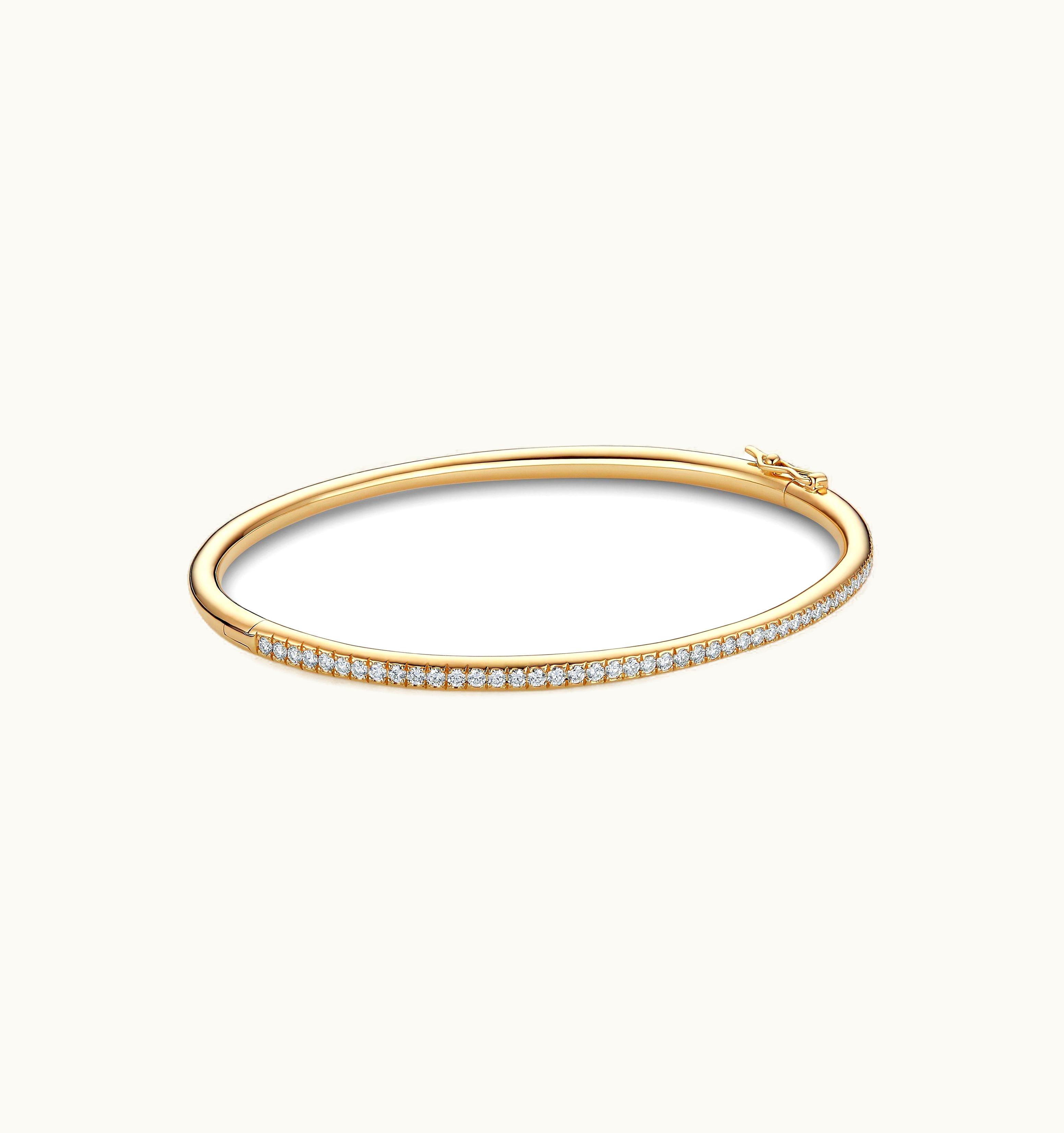 De Beers De Beers DB Classic Bangle In Yellow Gold