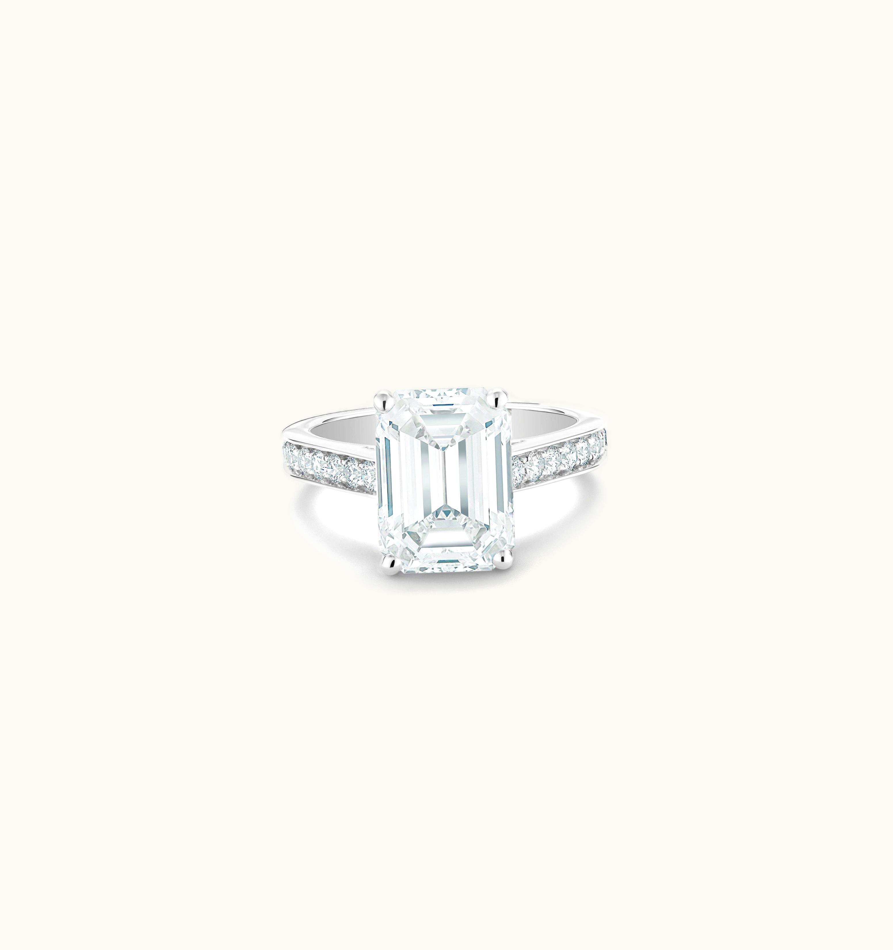 De Beers De Beers Old Bond Street Emerald-Cut Diamond Ring