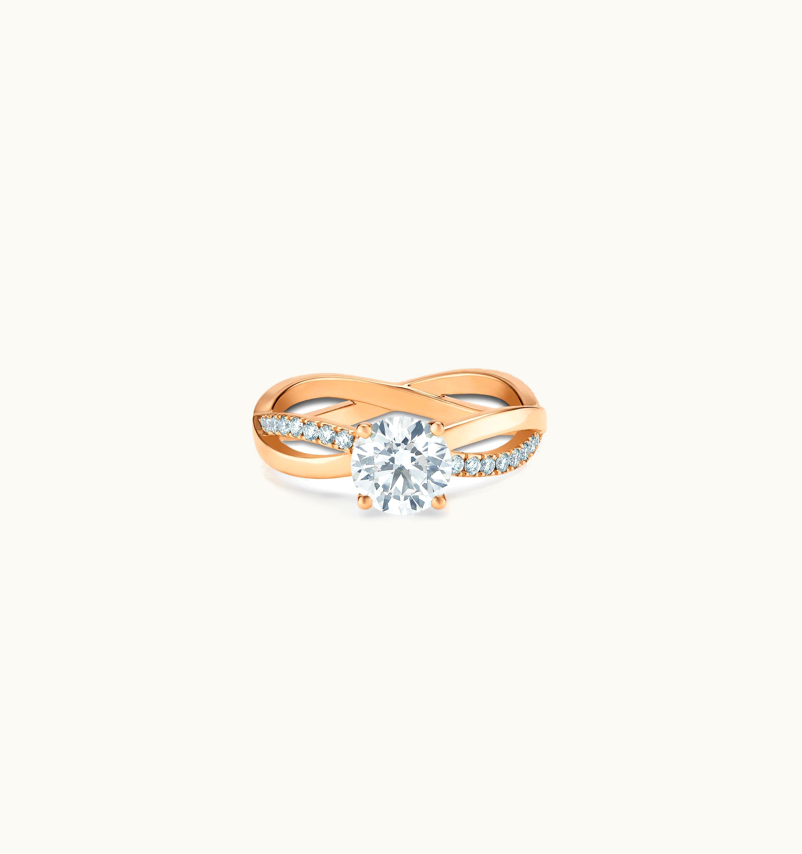 De Beers De Beers Infinity Round Brilliant Diamond Ring UZ0178605