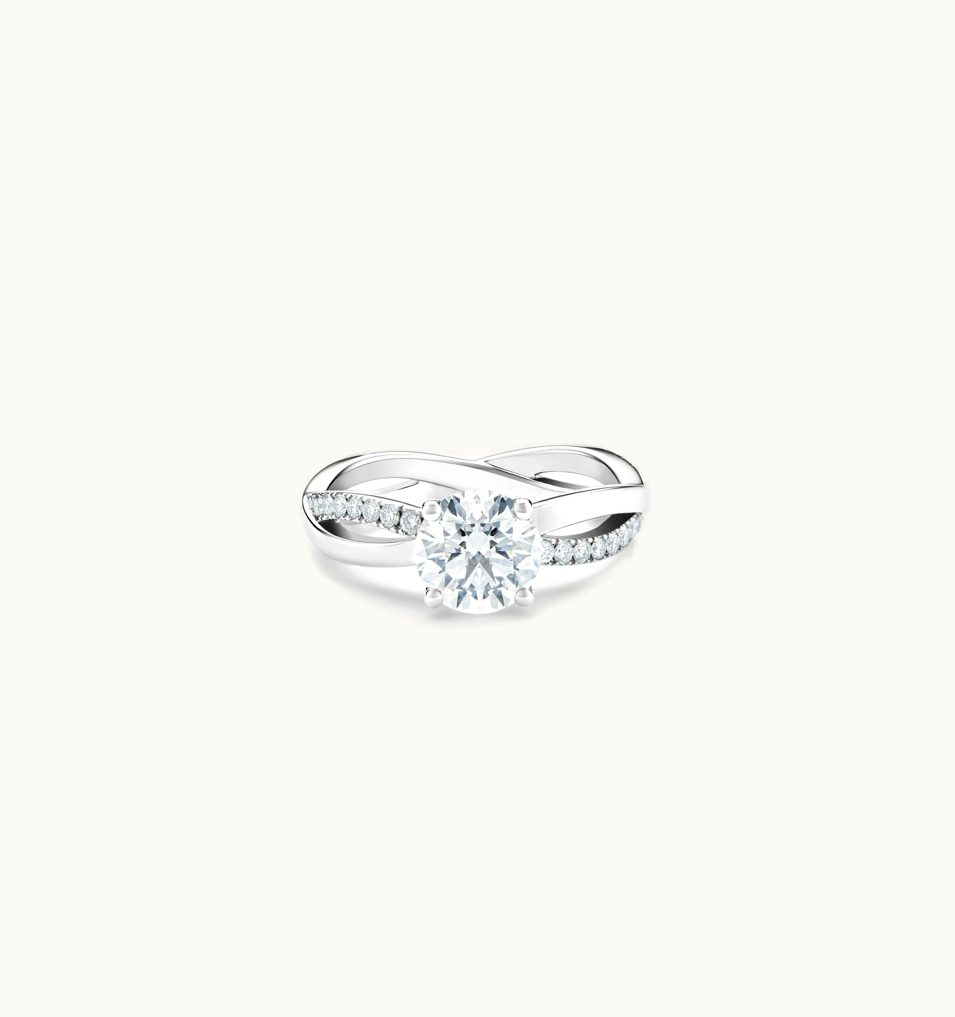 De Beers De Beers Infinity Round Brilliant Diamond Ring UZ0178611