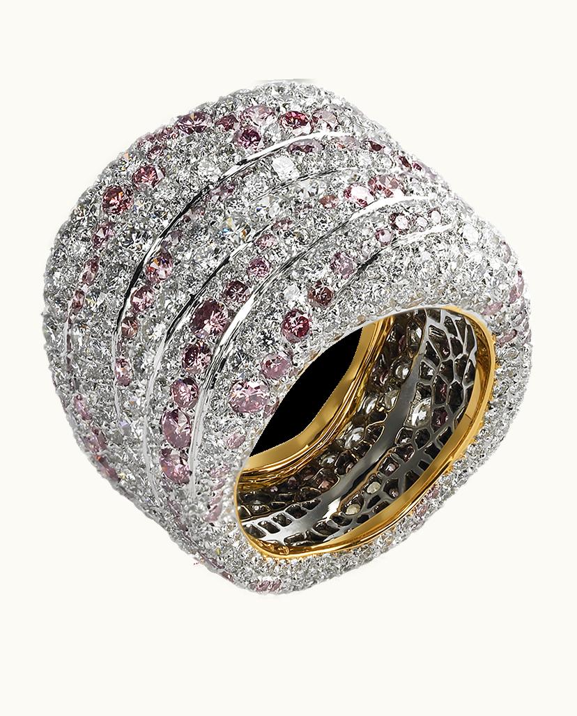 Faberge Faberge Frédéric Zaavy Passion White & Rose Gold Diamond Ring