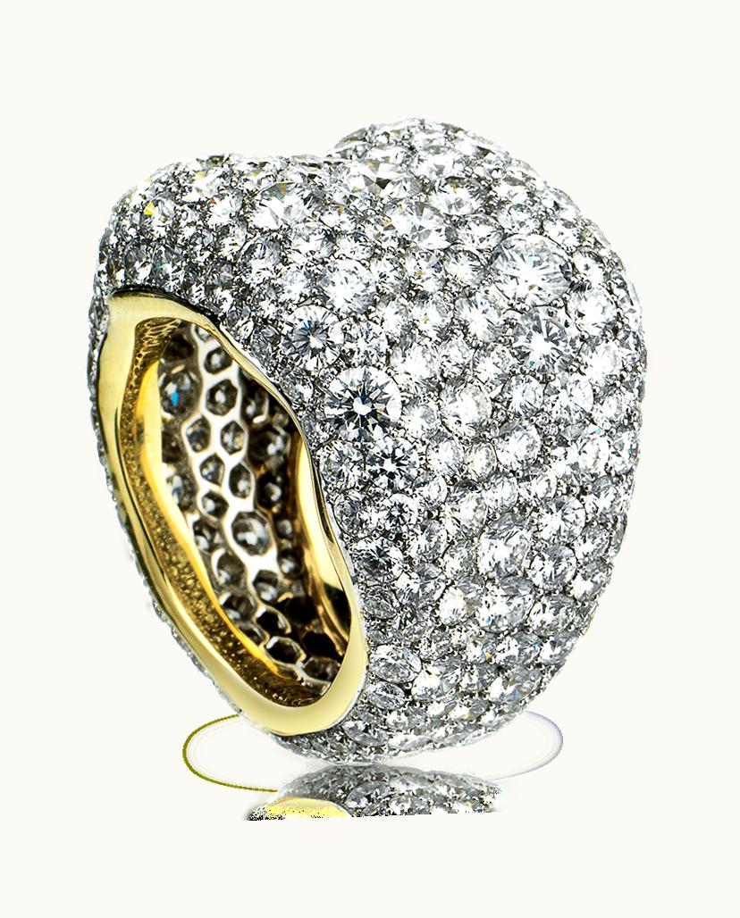 Faberge Faberge Emotion Yellow & White Gold Diamond Grande Ring