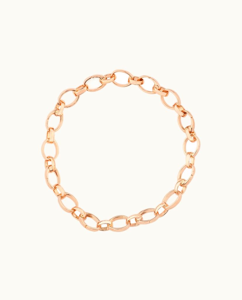 Faberge Faberge Treillage Rose Gold Chain Charm Bracelet