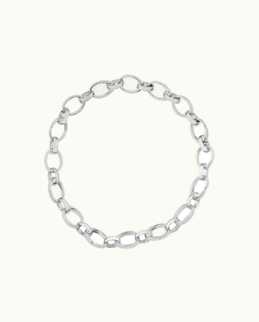 Faberge Faberge Treillage White Gold Chain Charm Bracelet