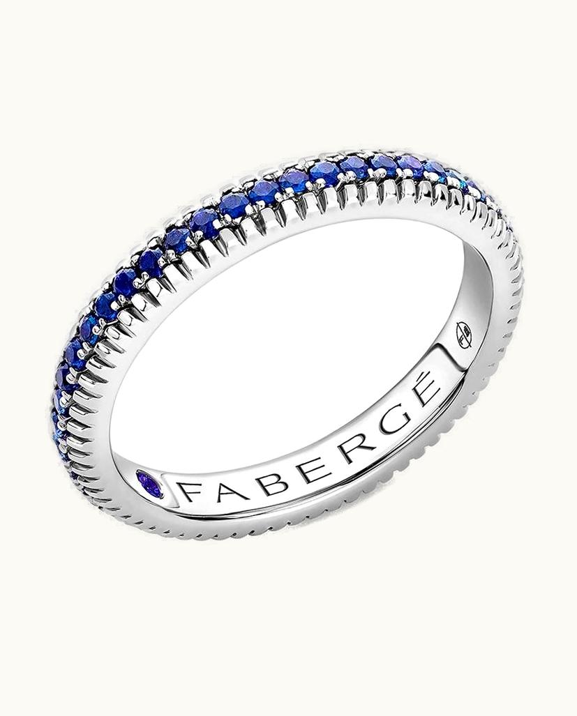 Faberge Faberge Colours Of Love Platinum Diamond Eternity Ring