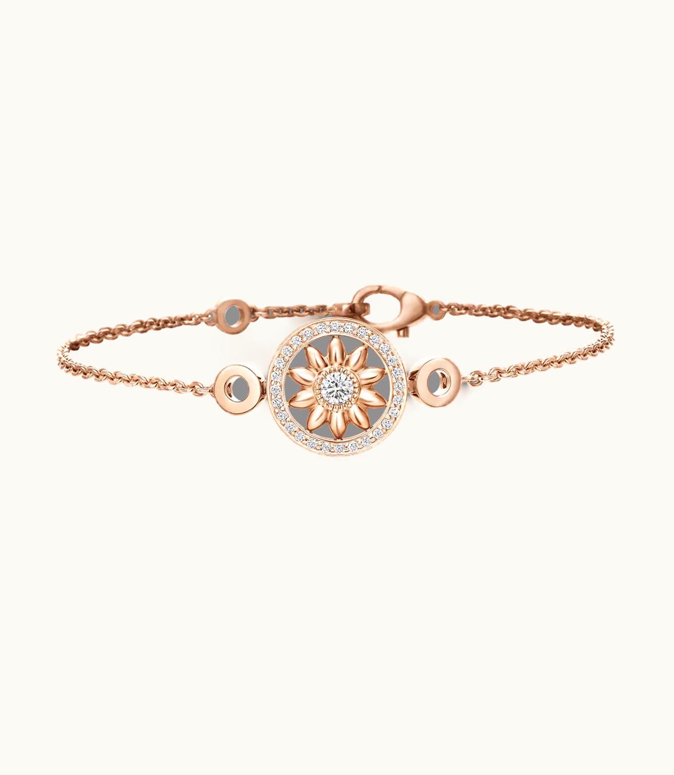 Harry Winston Harry Winston Gates Rose Gold Diamond Bracelet