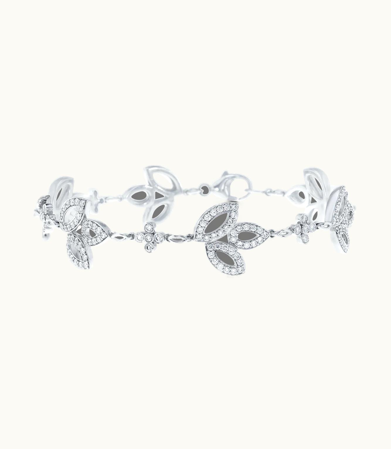 Harry Winston Harry Winston Lily Cluster Platinum Diamond Bracelet UZ0178945