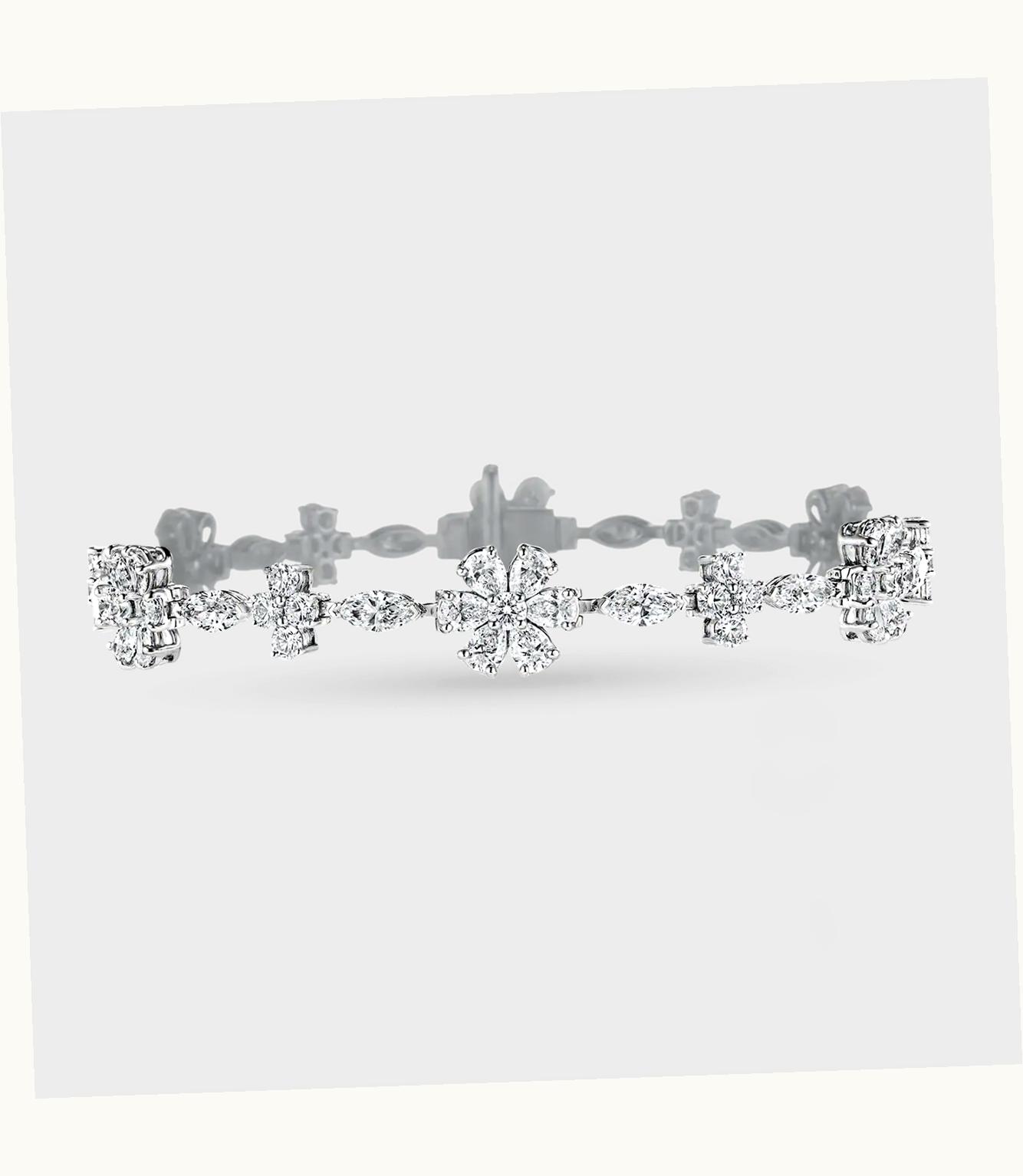 Harry Winston Harry Winston Forget-Me-Not Diamond Bracelet