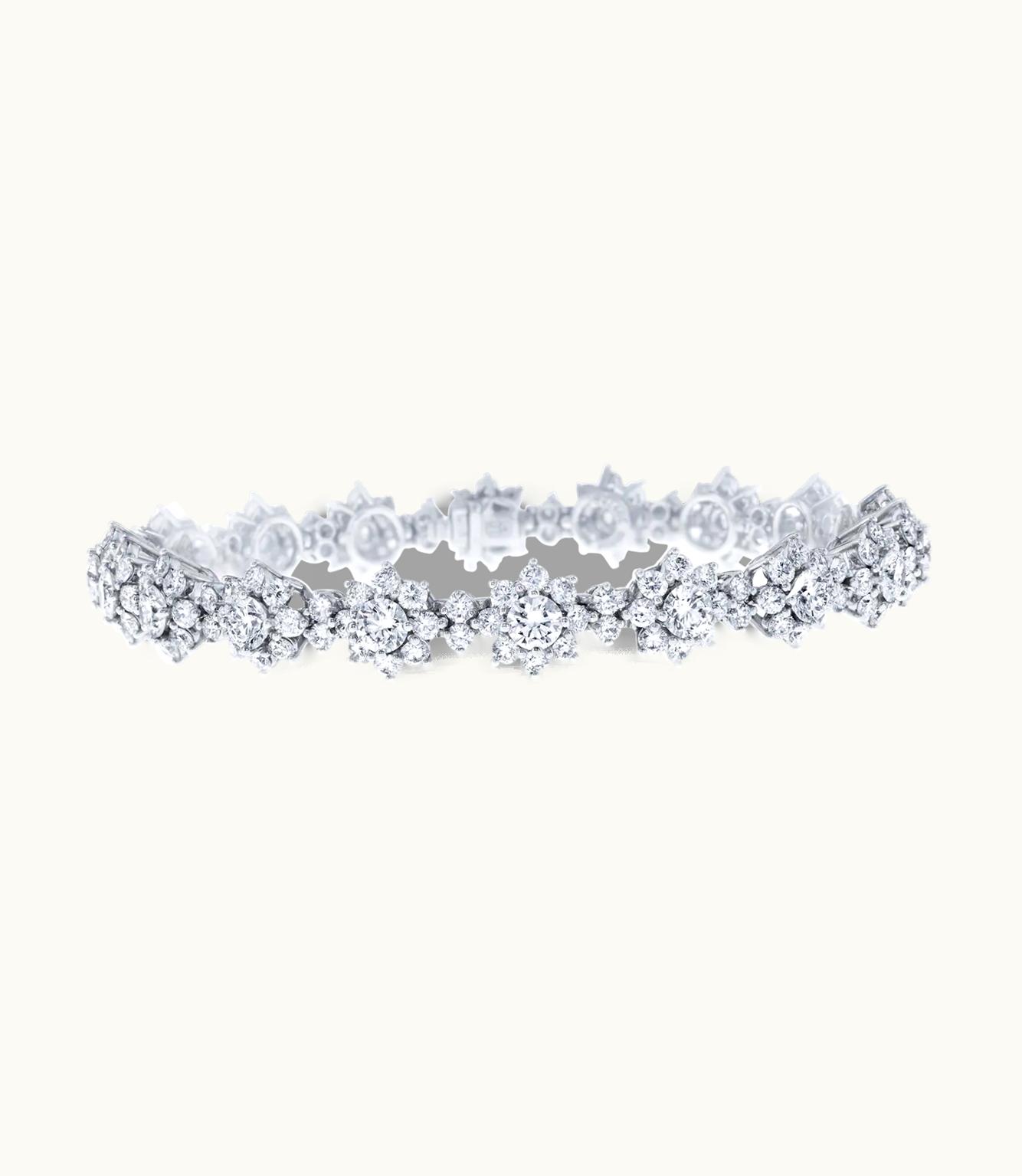Harry Winston Harry Winston Sunflower Small Diamond Bracelet