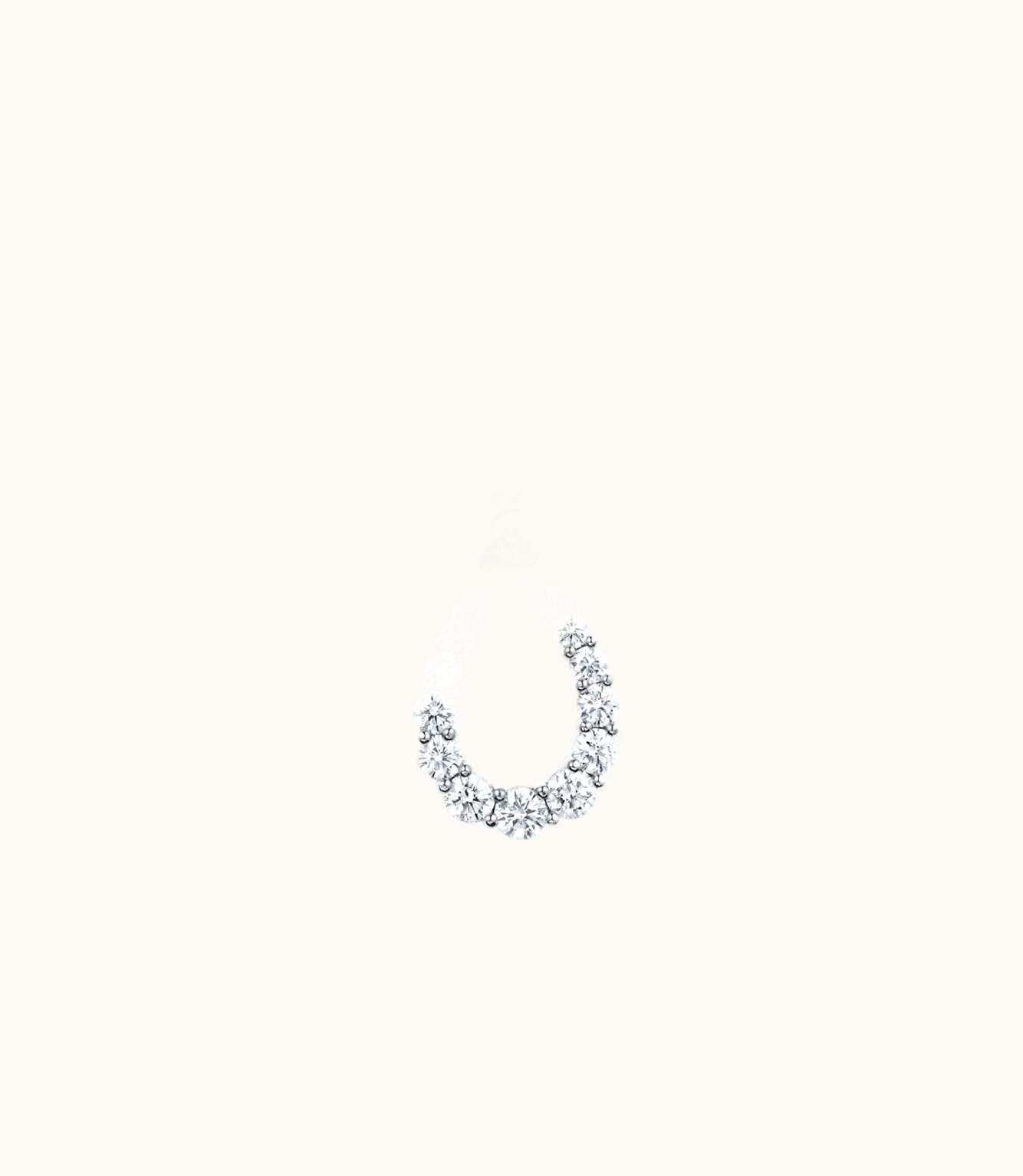 Harry Winston Harry Winston Diamond Loop Diamond Pendant On A Rondelle Chain