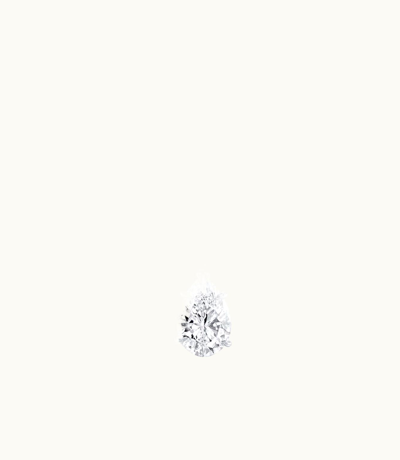 Harry Winston Harry Winston Pear-Shaped Diamond Pendant On A Rondelle Chain