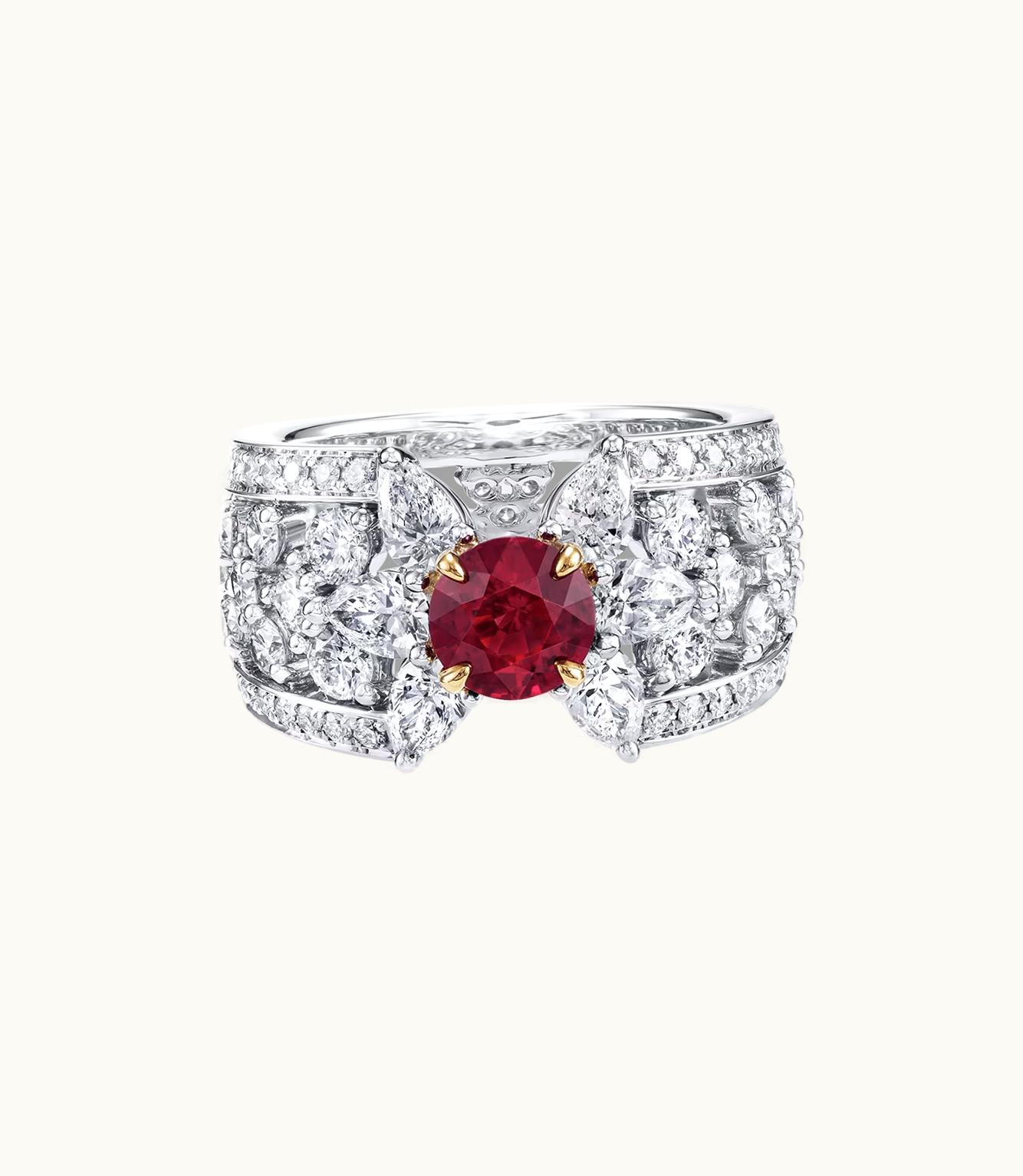 Harry Winston Harry Winston Ruby And Diamond Ring