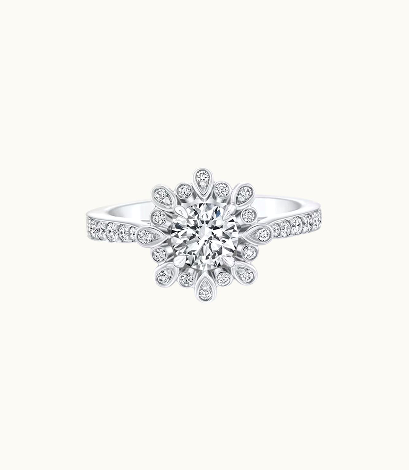 Harry Winston Harry Winston Blossom Diamond Engagement Ring