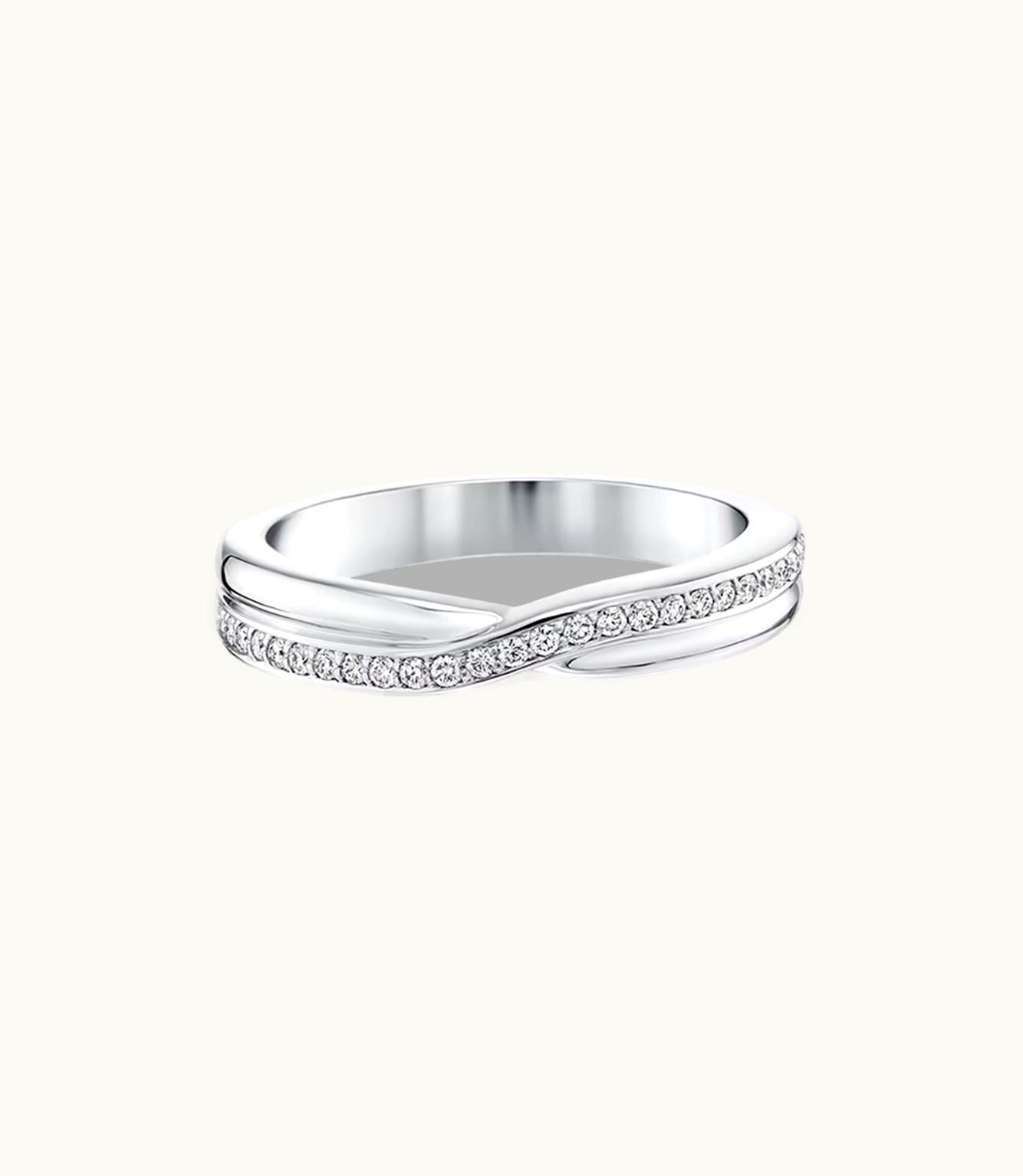 Harry Winston Harry Winston Tryst Single Row Pave Diamond Wedding Band