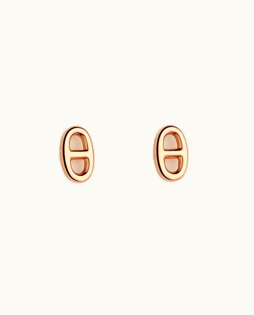Hermès Jewelry Hermes Jewelry Chaine D'Ancre Earrings, Very Small Model