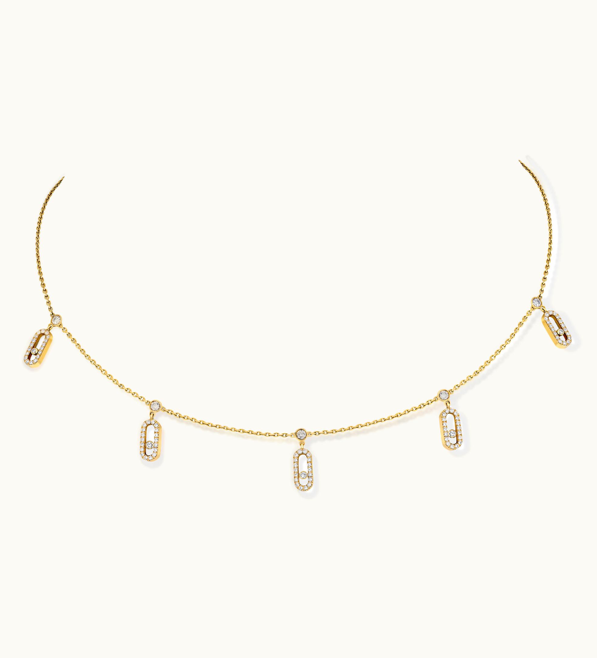 Messika Messika Move Uno Pavé Drop Pendant Choker