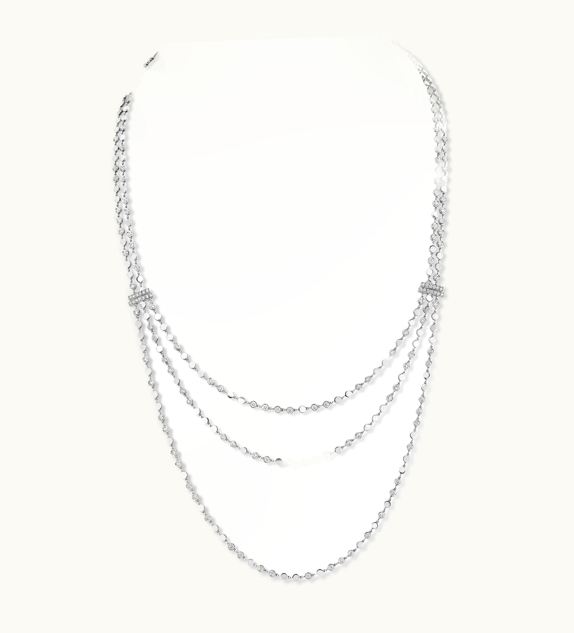 Messika Messika D-VIbes Multi-Row Long Necklace