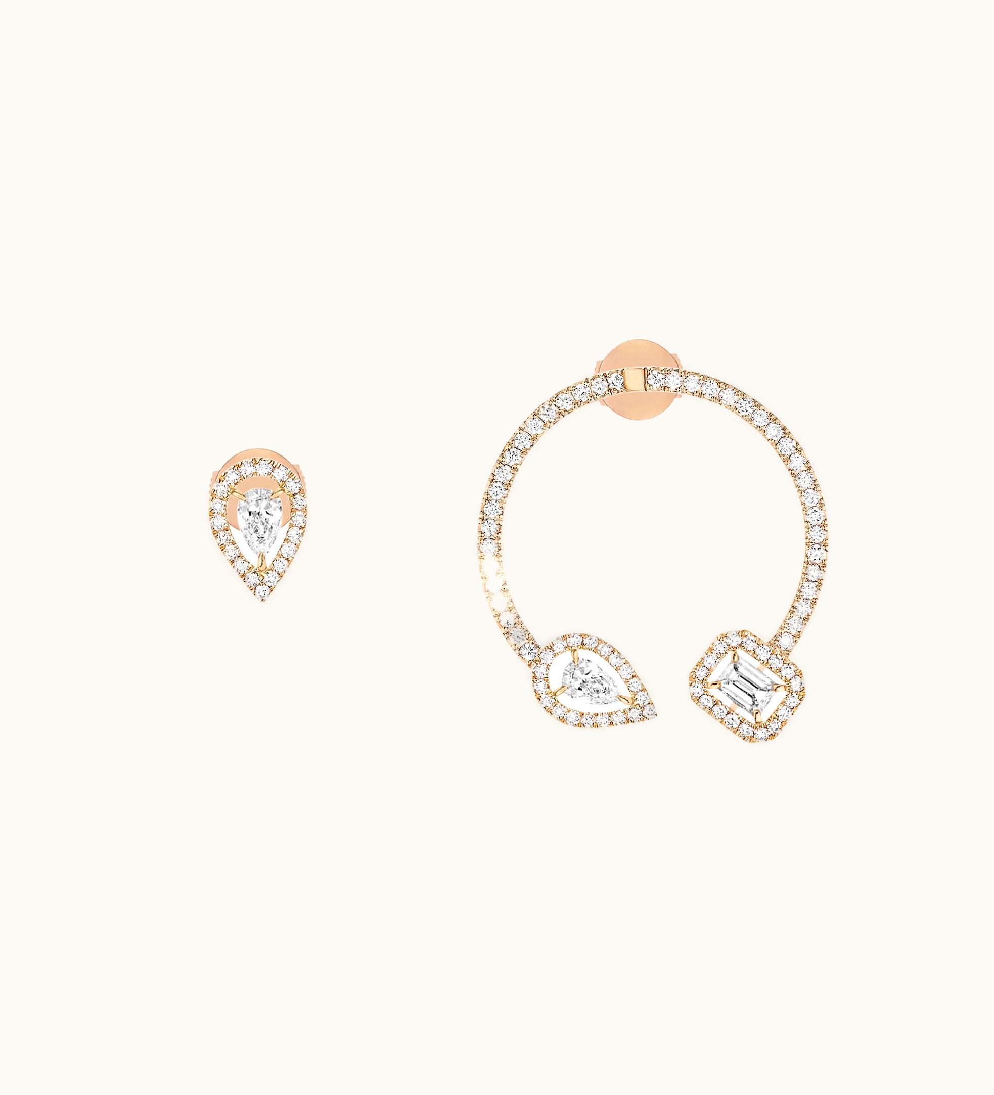 Messika Messika My Twin Mono Hoop 0, 15Ct X3 UZ0179546